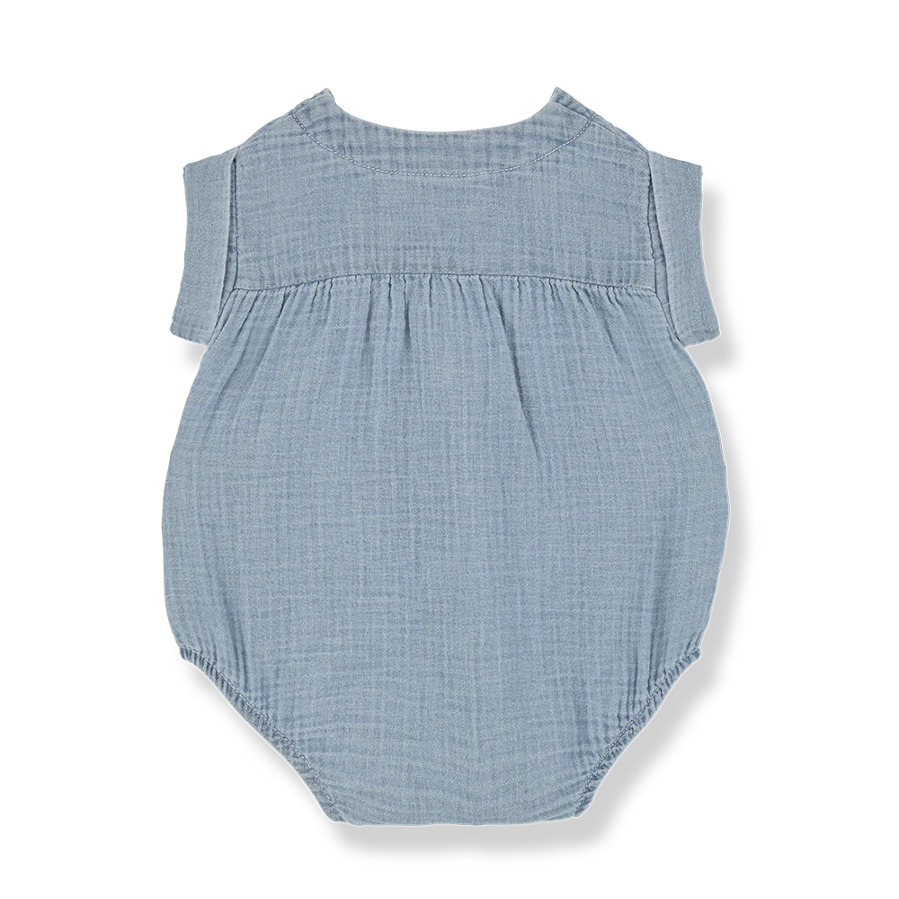 1+ in the Family Carlo Romper - Denim - Image 2