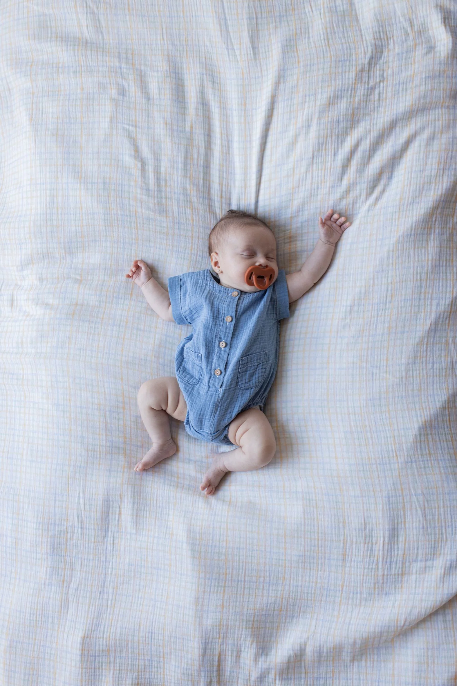 1+ in the Family Carlo Romper - Denim - Image 3