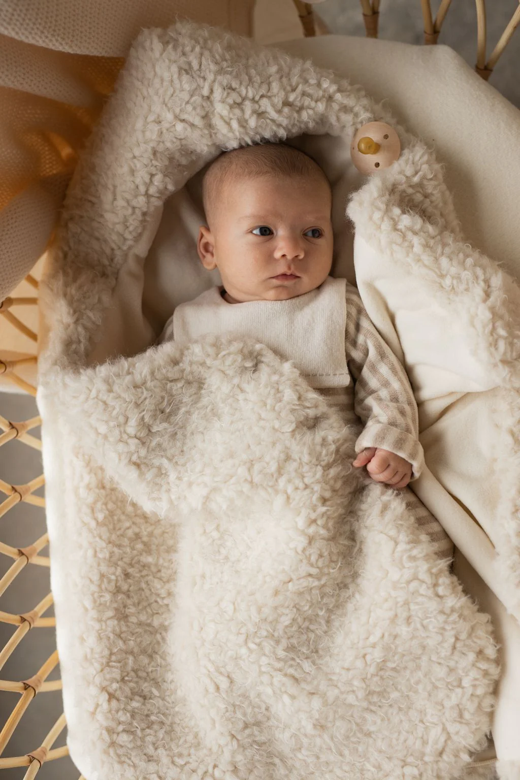 1+ in the Family Corina Baby Nest - Ecru - Image 2