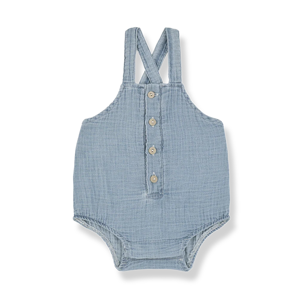 1+ in the Family Lucca Romper - Denim