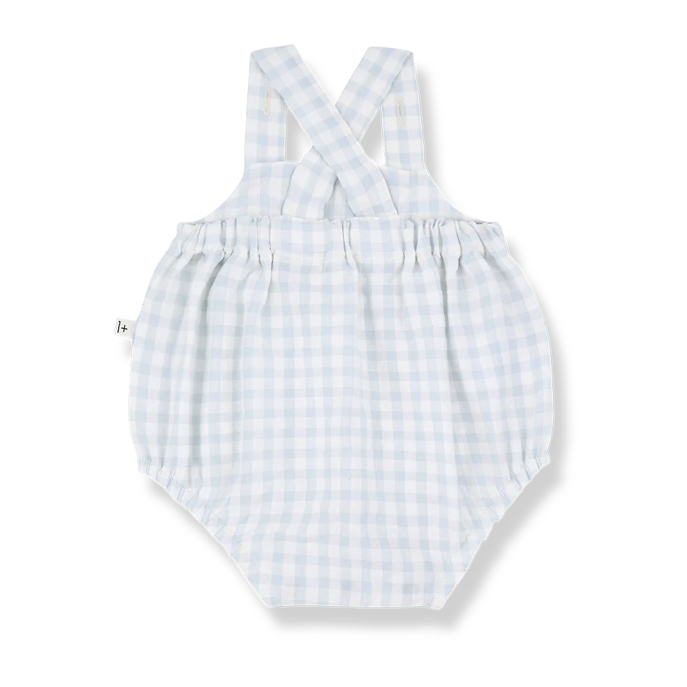 1+ In The Family Patras Romper - Misty Blue - Image 2