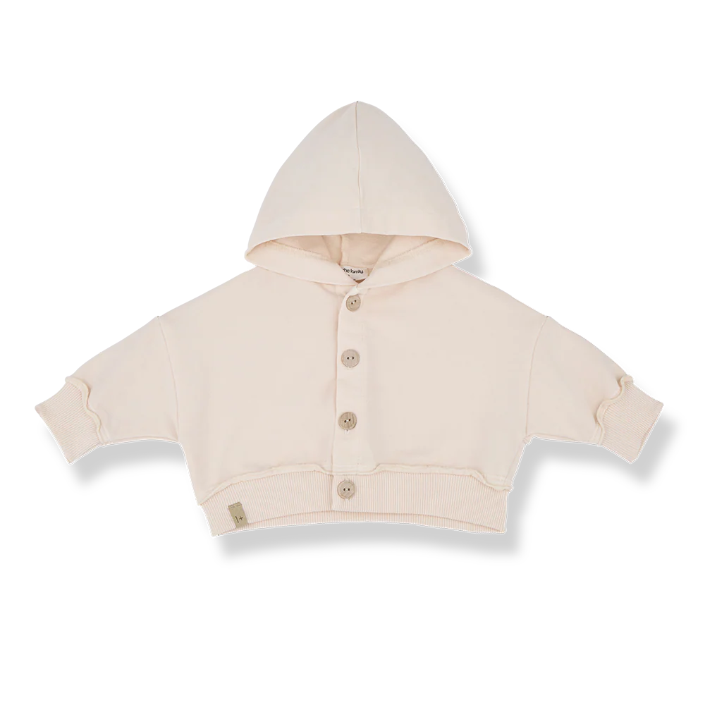 1+ in the Family Rai Hood Jacket - Nude