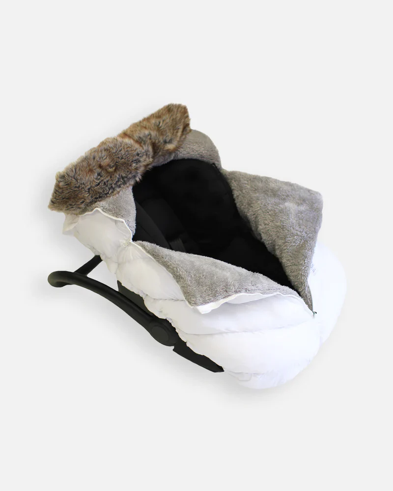 7AM Car Seat Cocoon Tundra -  White - Image 3