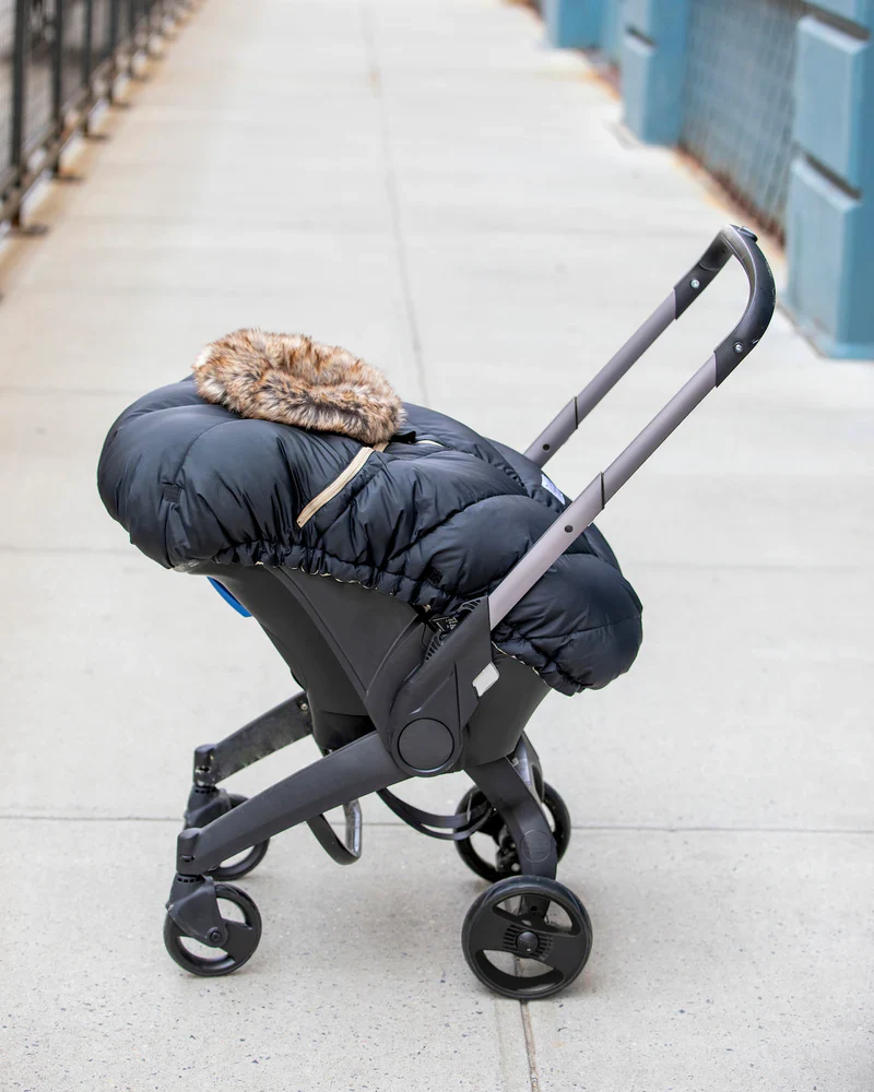 7AM Car Seat Cocoon Tundra -  Black - Image 3