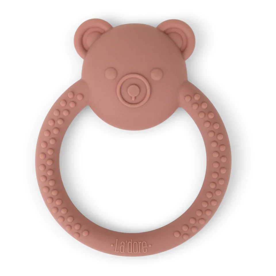 Adora Bebe Bear Teether Rosewood