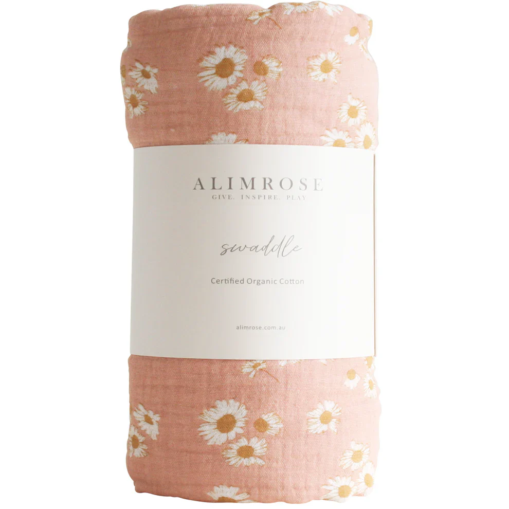 Alimrose Muslin Swaddle - Little Daisies