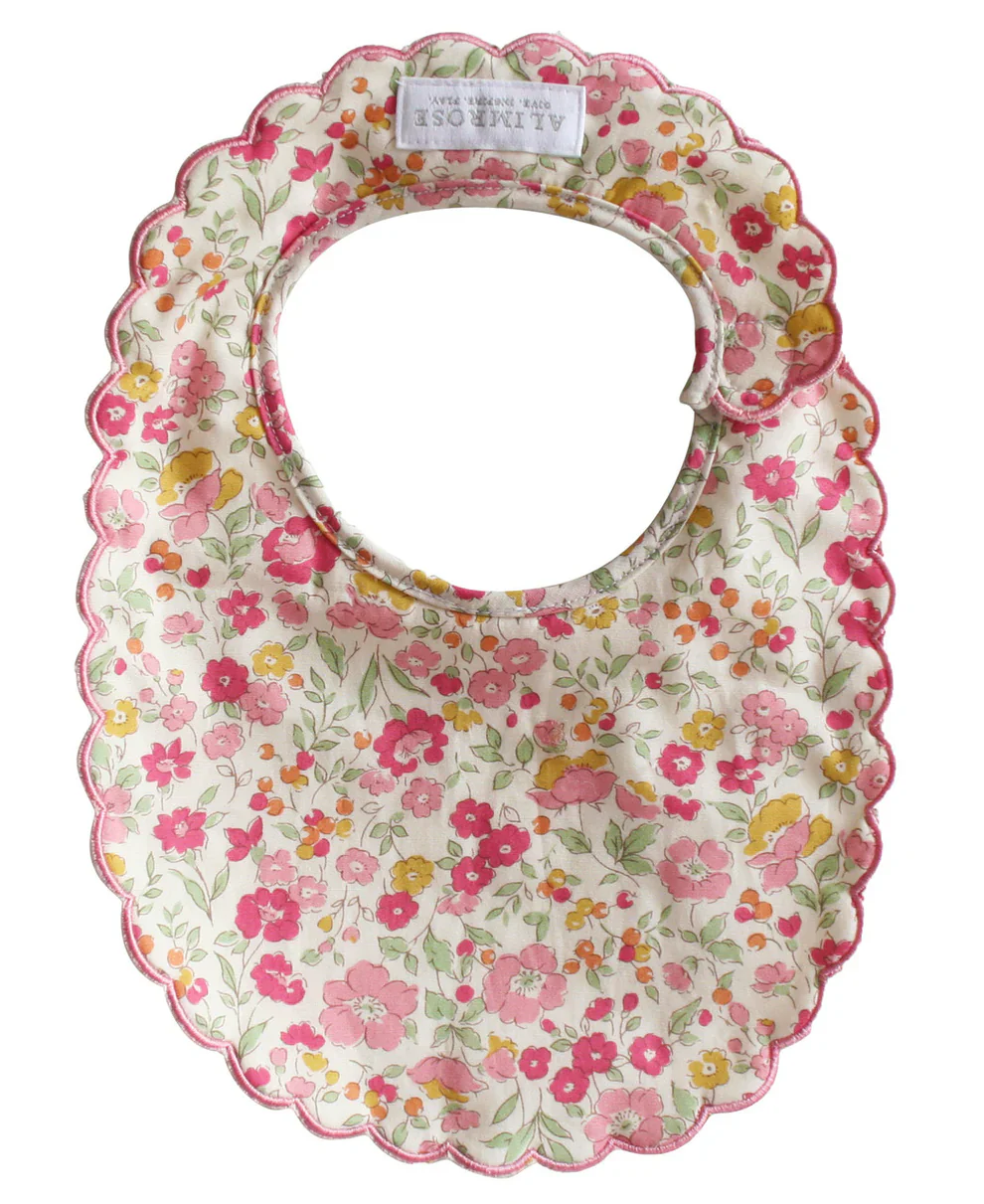 Alimrose Scallop Bib - Rose Garden - Image 2