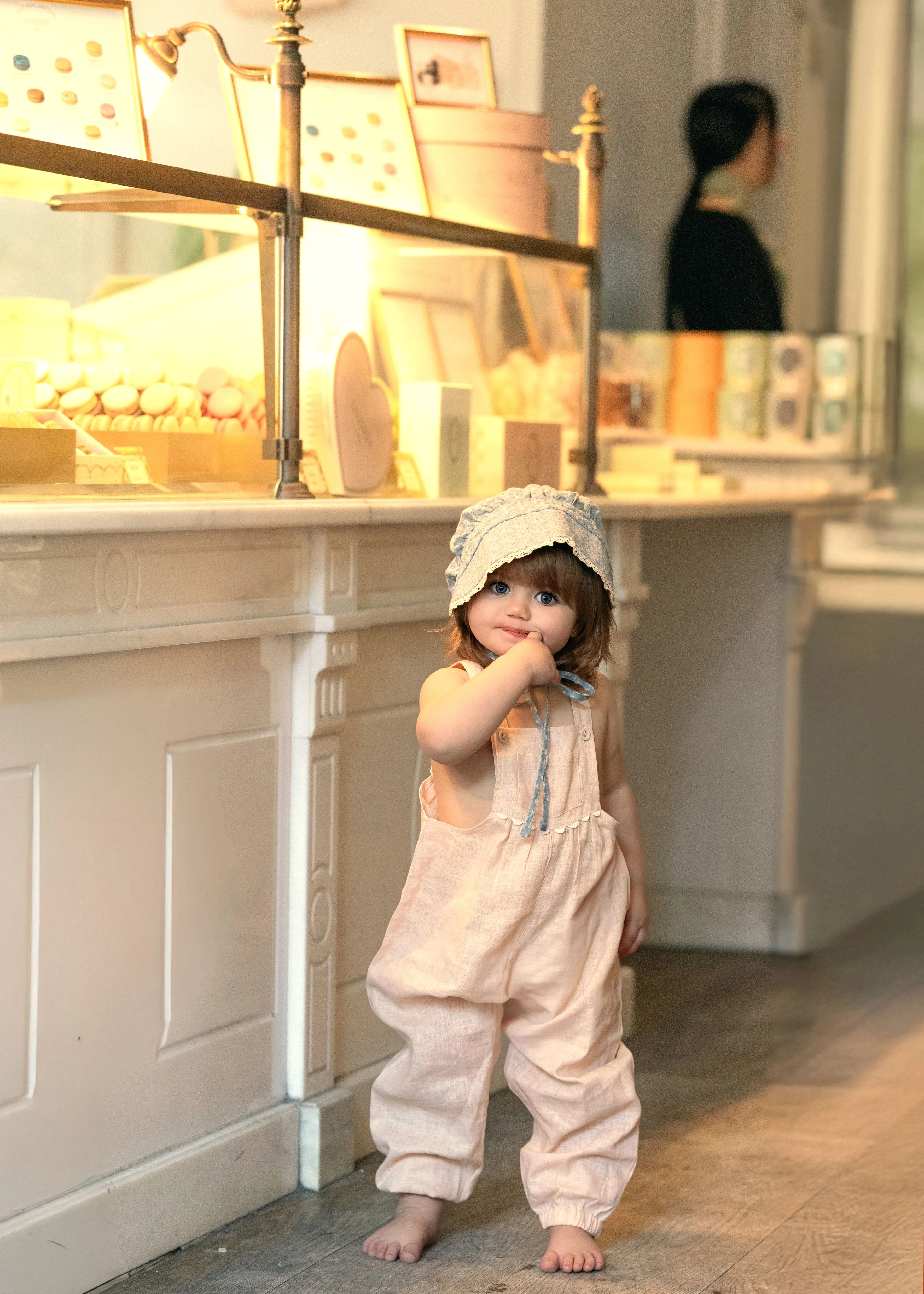 Ann Of Nan Oak Long Overalls - Hush Pink - Image 2