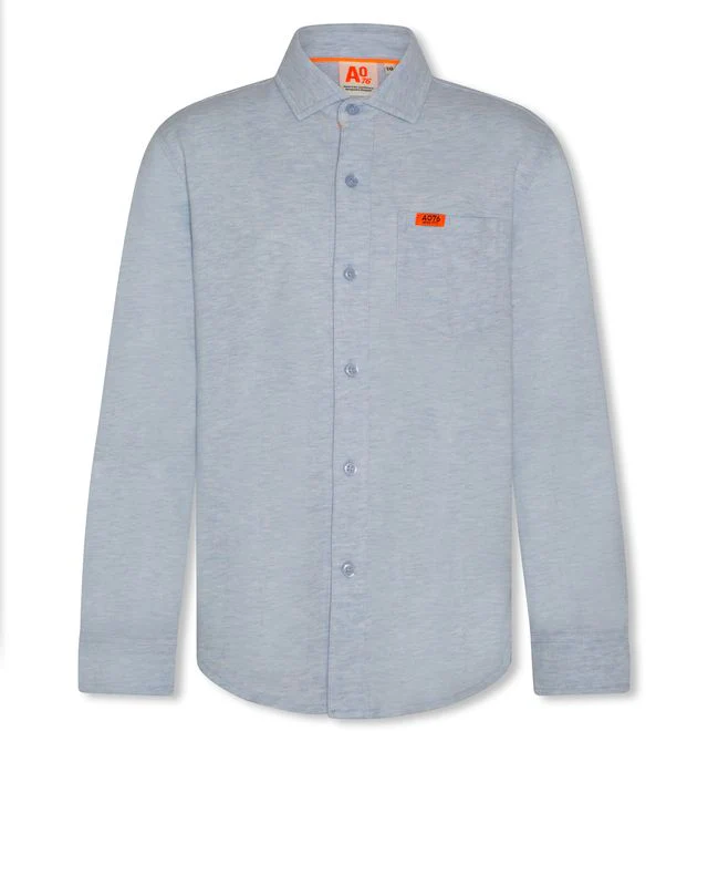 AO76 Dan Shirt - Heather Light Blue