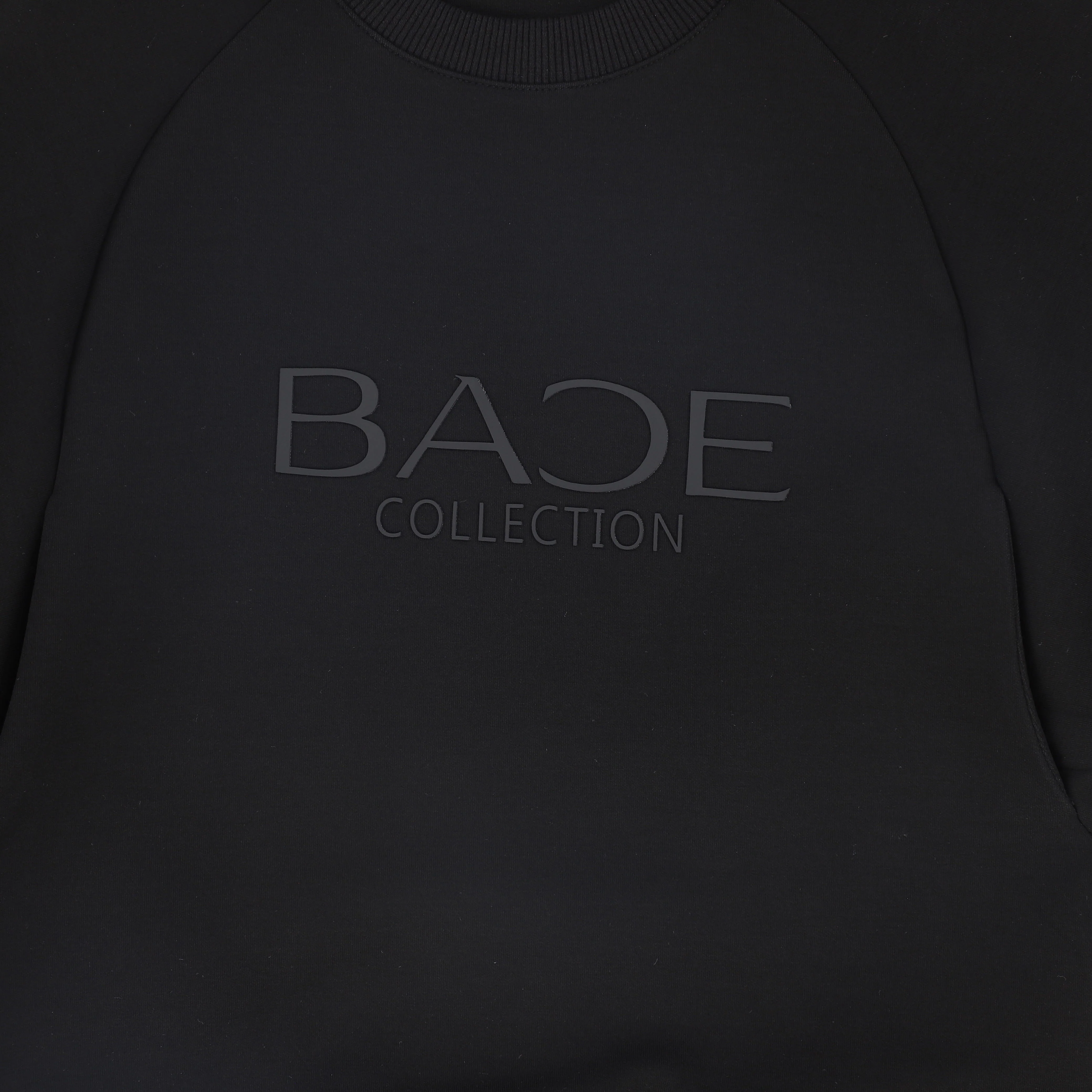 Bace Collection Tonal Printed Sweatshirt - Black - Image 3