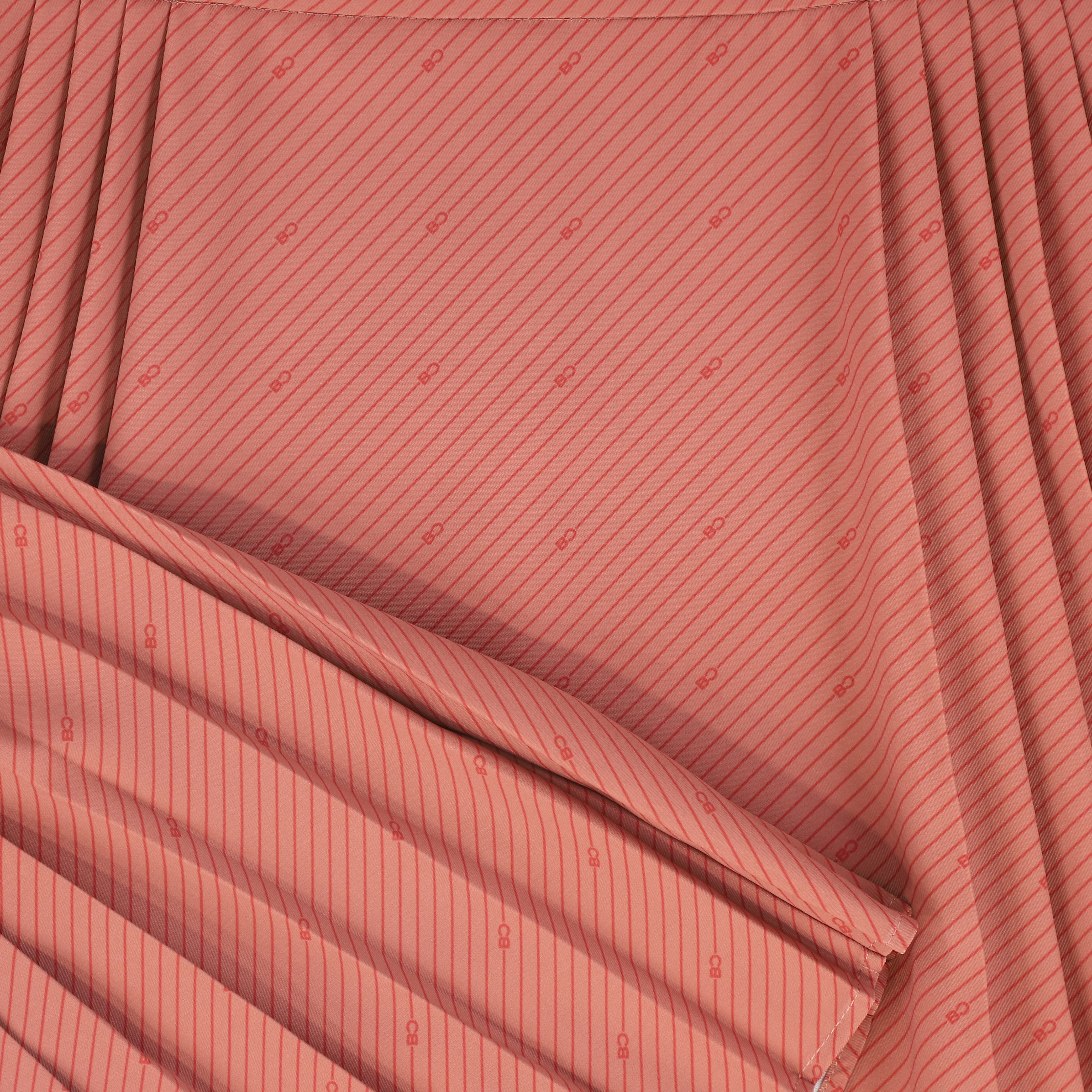 Bace Collection Striped Logo Jumper - Mauve - Image 4