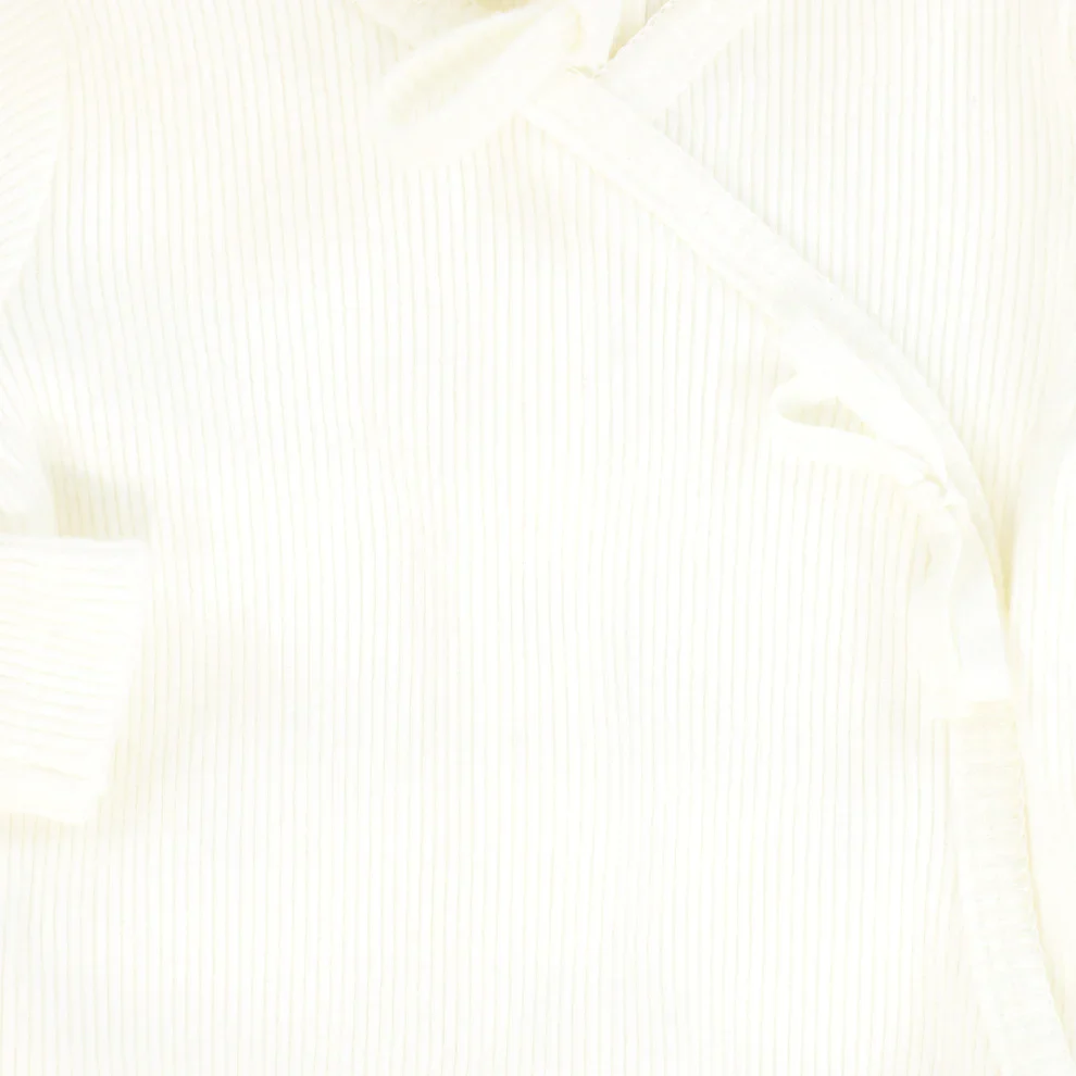 Bebe Jolee Wrap Stitch Footie And Hat - Ivory - Image 2