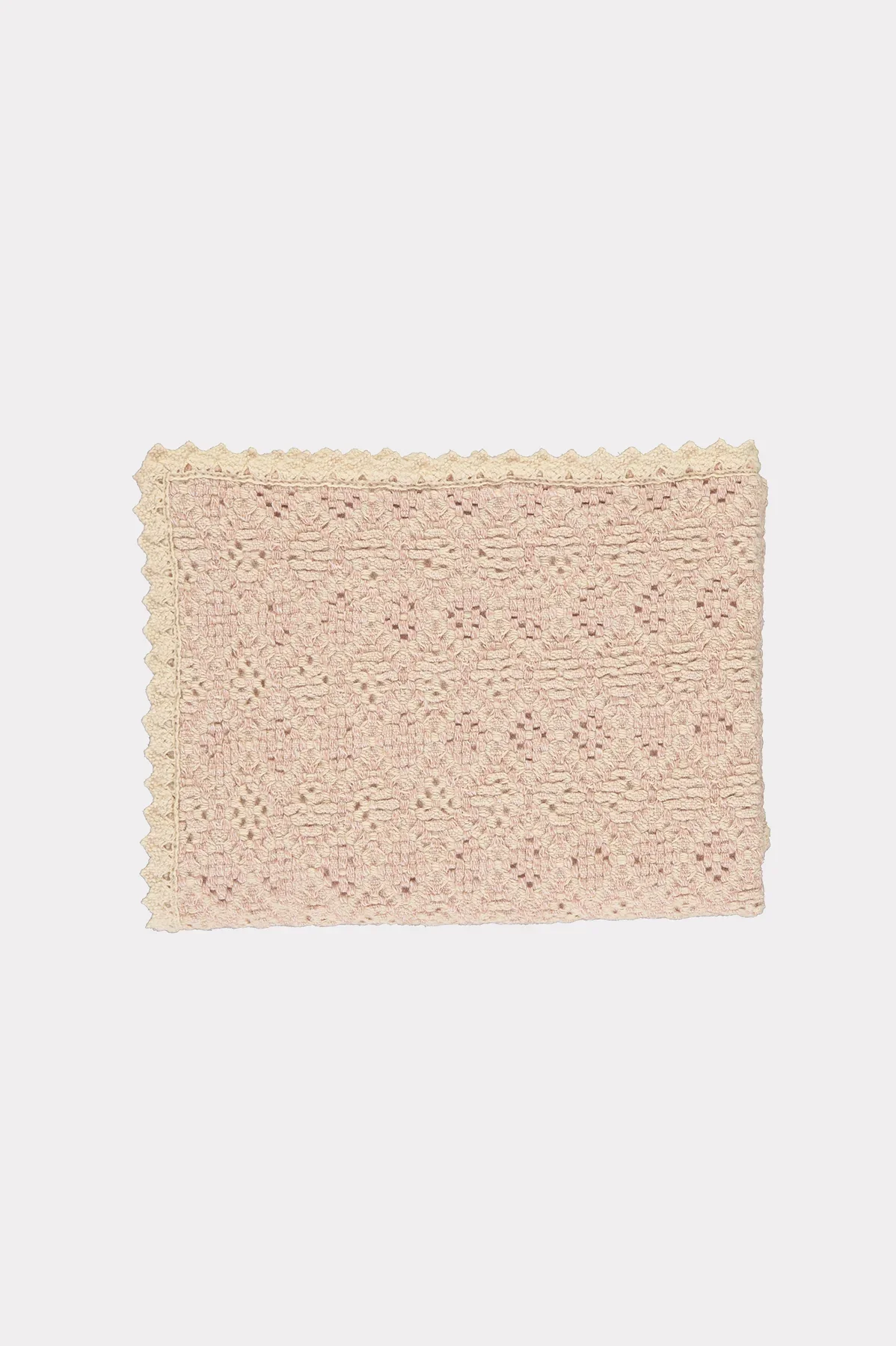 Bebe Organic Crochet Blanket - Rose - Image 2