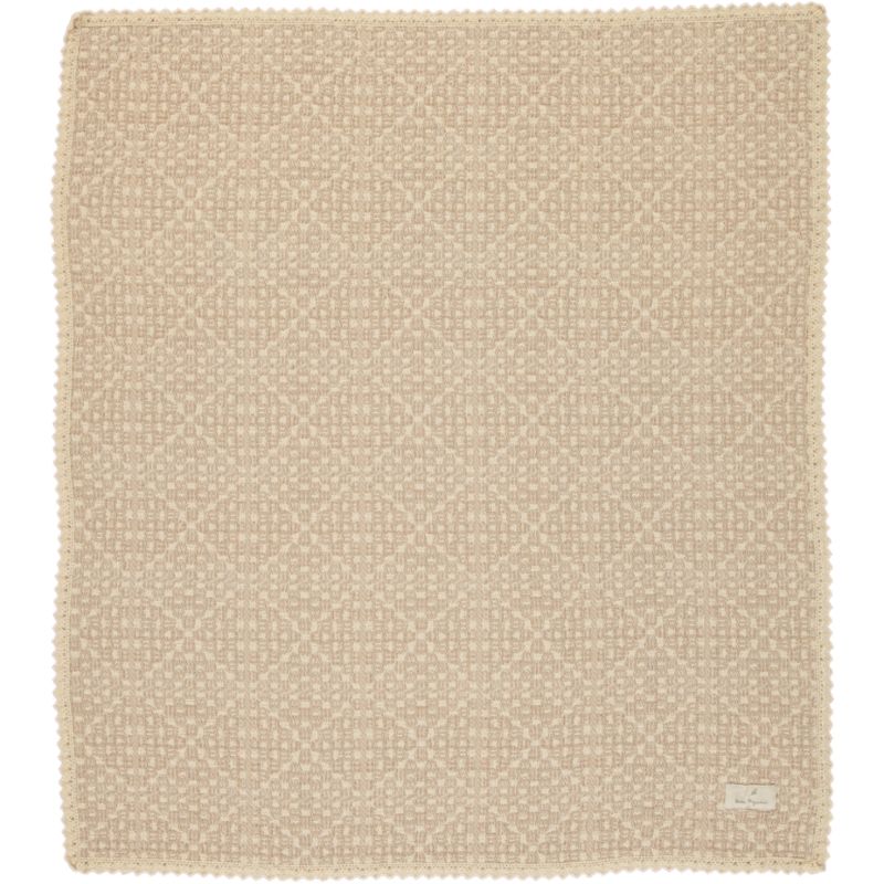 Bebe Organic Crochet Blanket - Taupe - Image 2