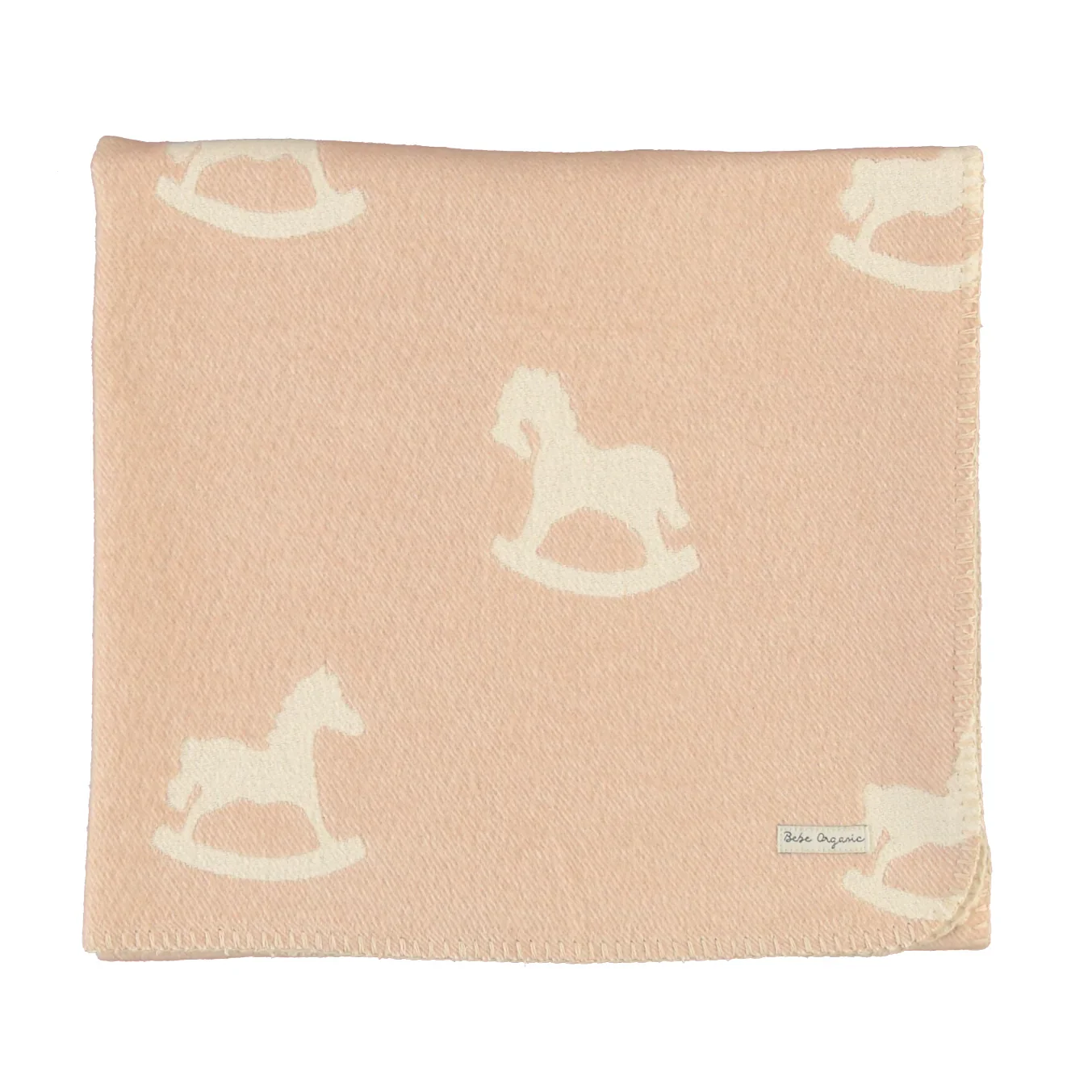 Bebe Organic Cuddle Horse Blanket - Faded Rose - Image 2