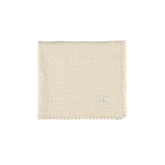 Bebe Organic Lumi Chenille Blanket - Natural