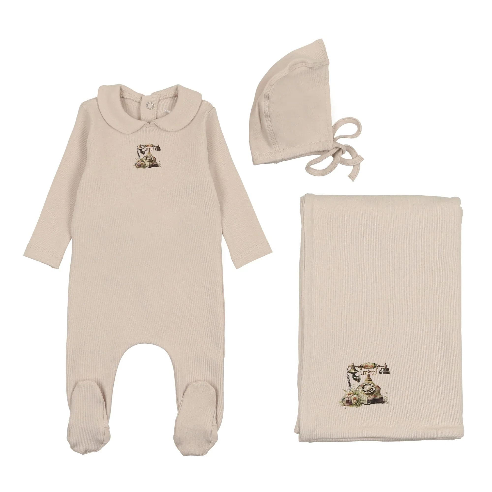 Bee & Dee Antique Phone Layette Set - Elmwood Girls