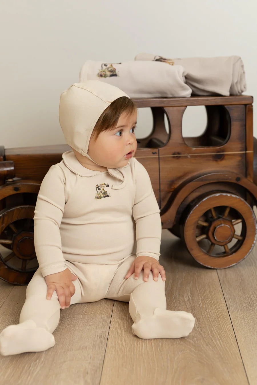 Bee & Dee Antique Phone Layette Set - Elmwood Girls - Image 2