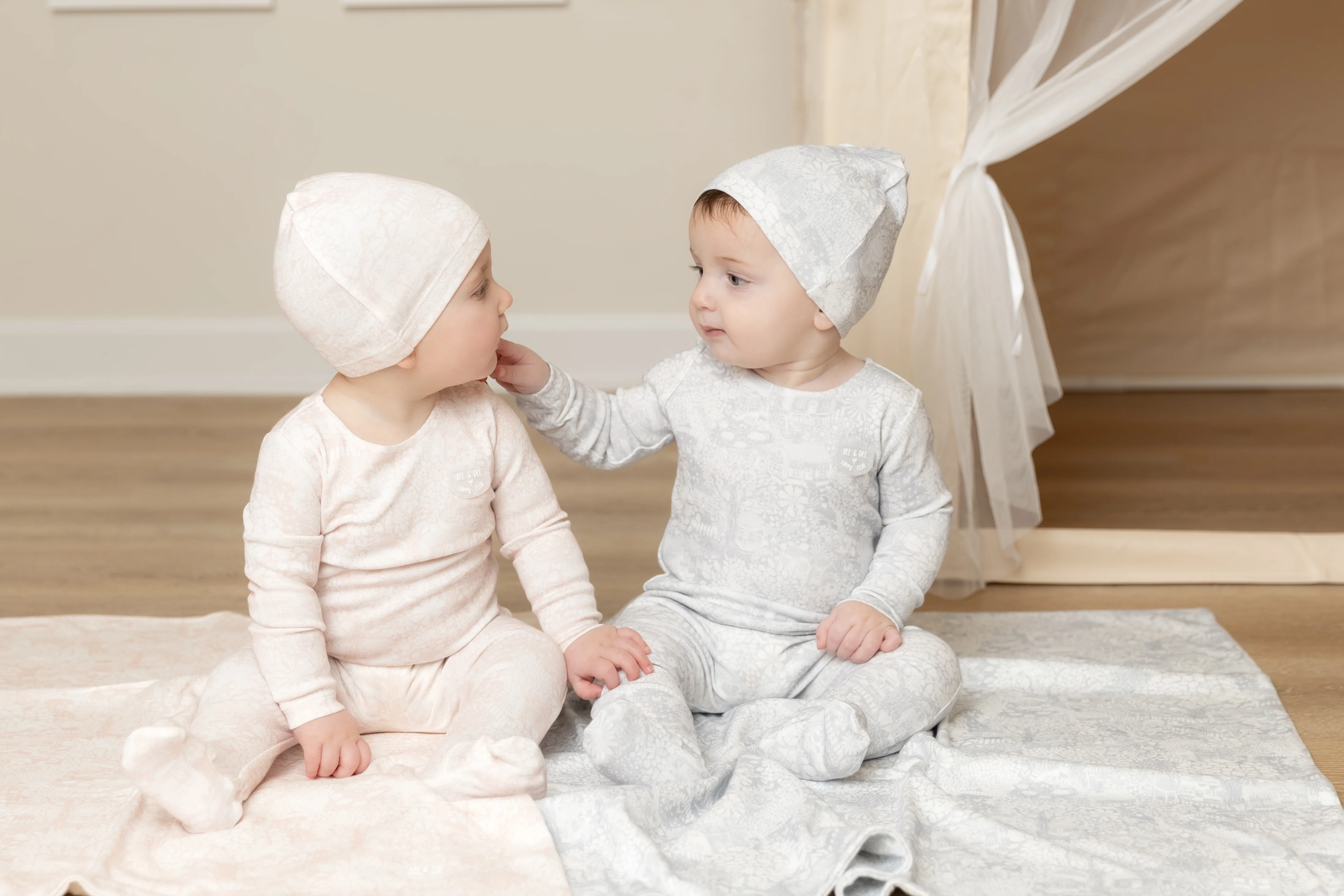 Bee & Dee Botanical Layette Set - Crisp Blue - Image 3