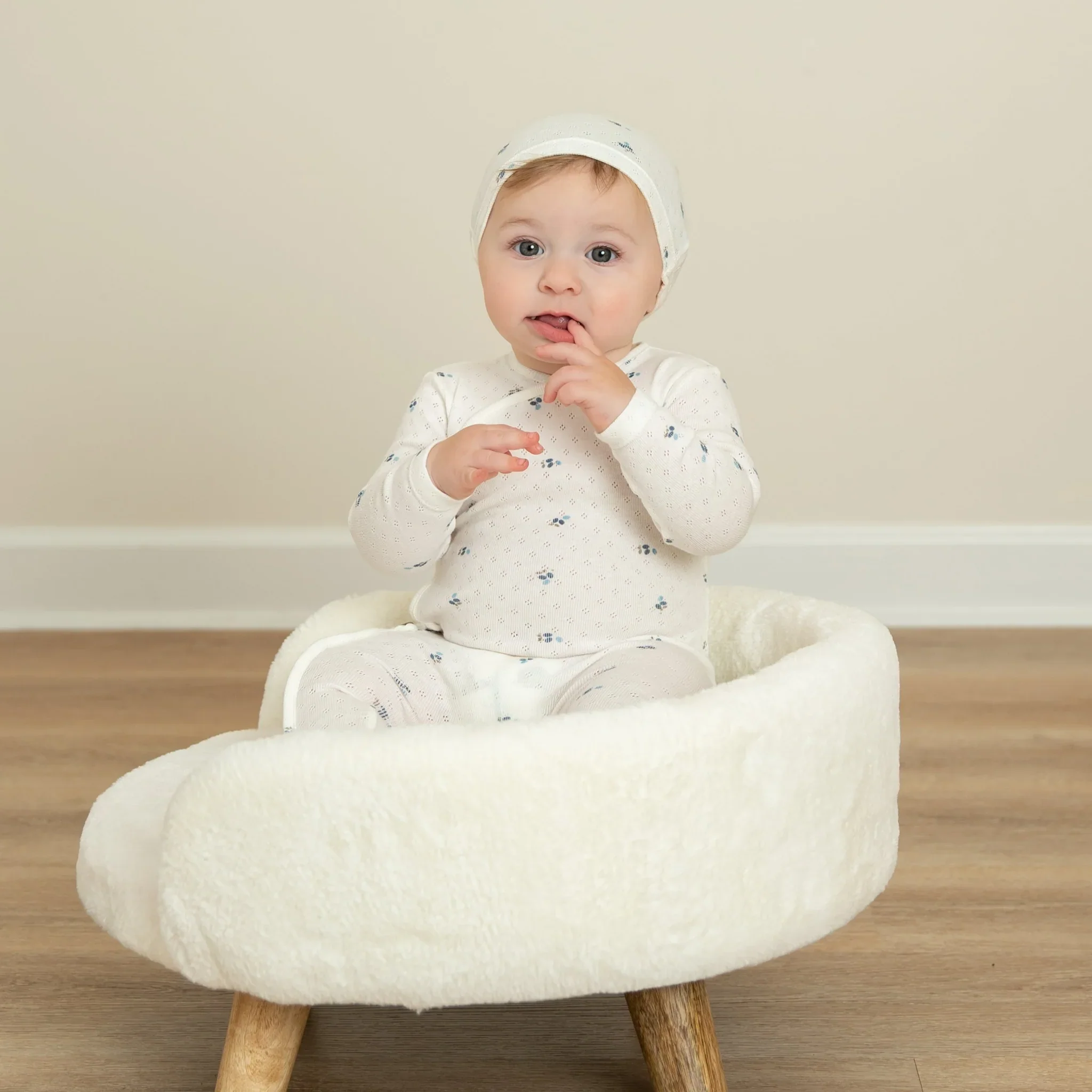 Bee & Dee Printed Pointelle Set - Light Base Boy - Image 2