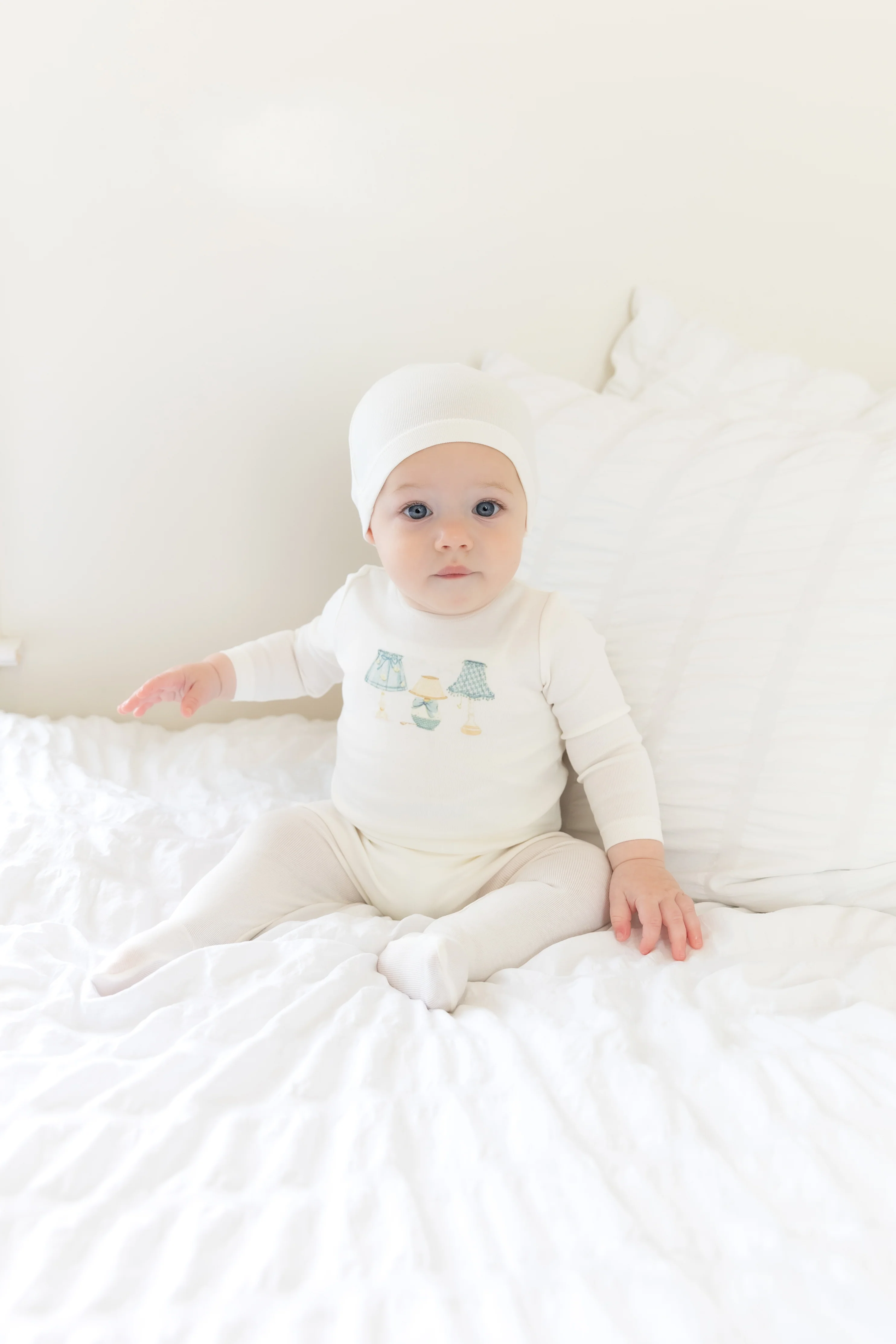 Bee & Dee Shades Of Baby Layette Set - Chalk White Boys - Image 2