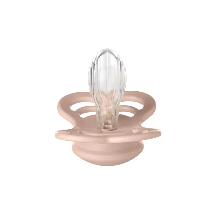 Bibs Pacifier Supreme Silicone - Blush - Image 2