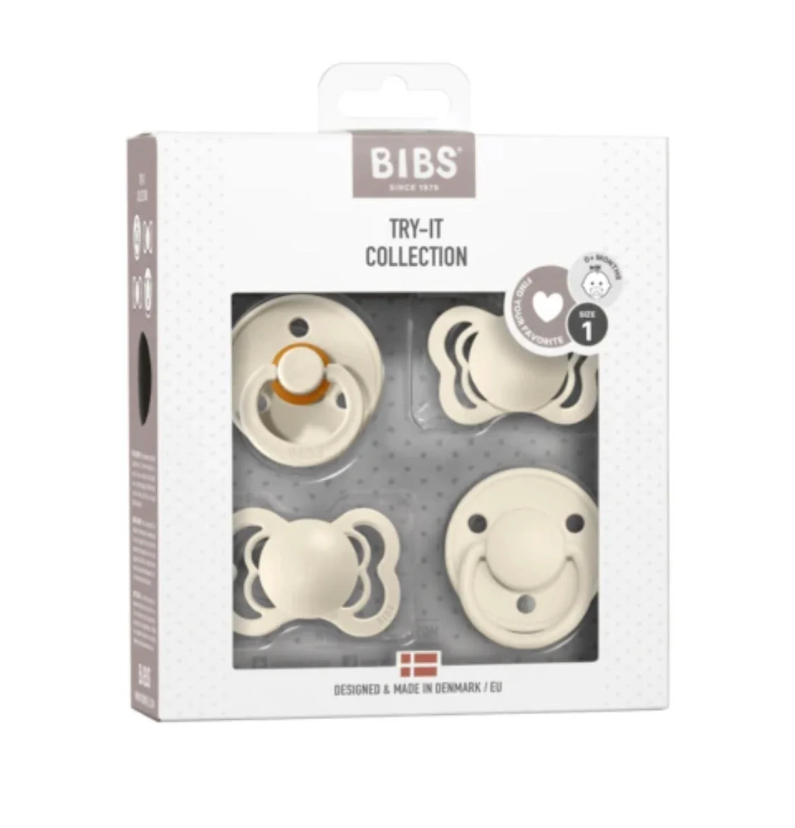 Bibs Pacifier Try It Collection Ivory - Image 3