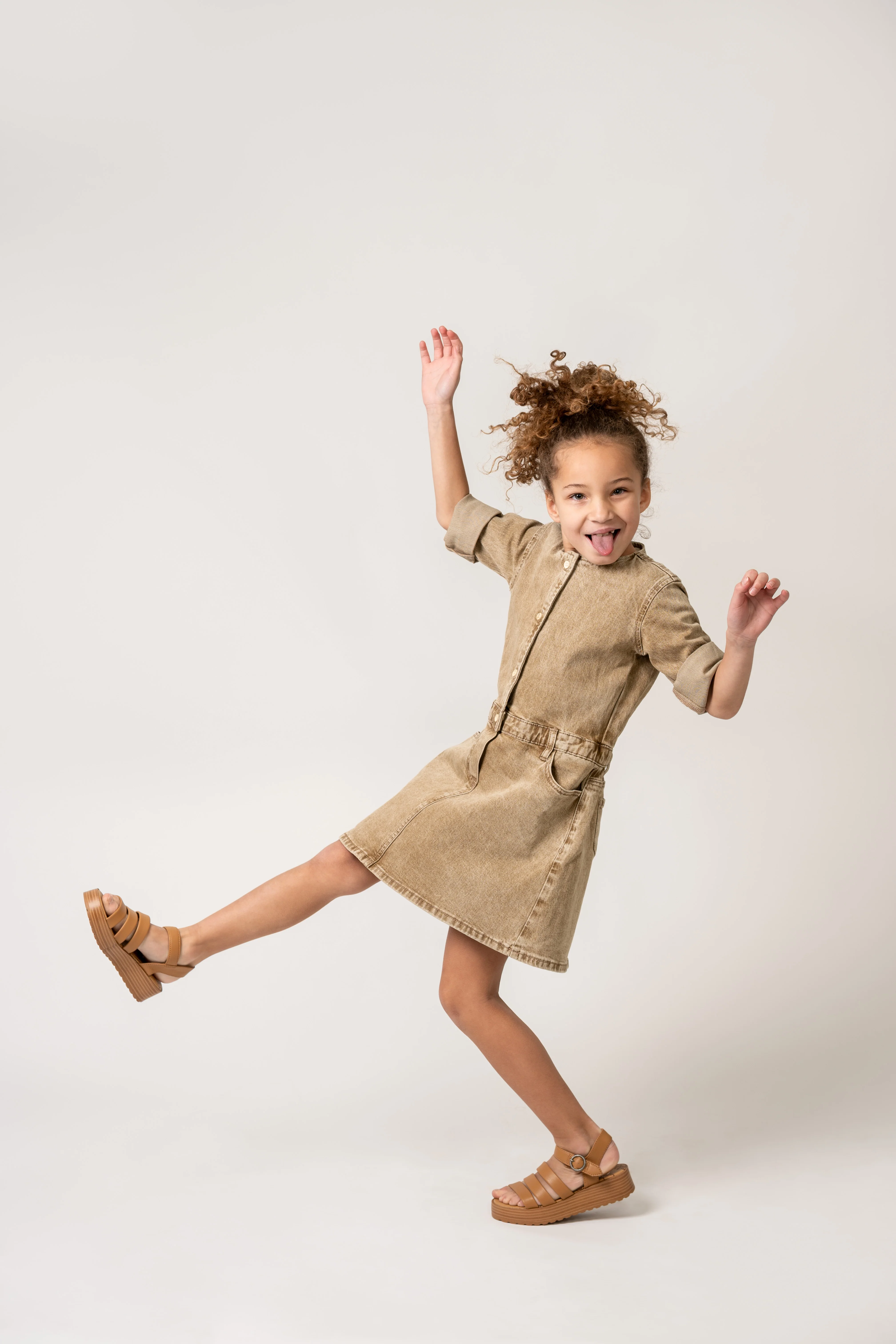 Birnham On The Sea Cargo Dress - Rainbow Leopard - Image 2