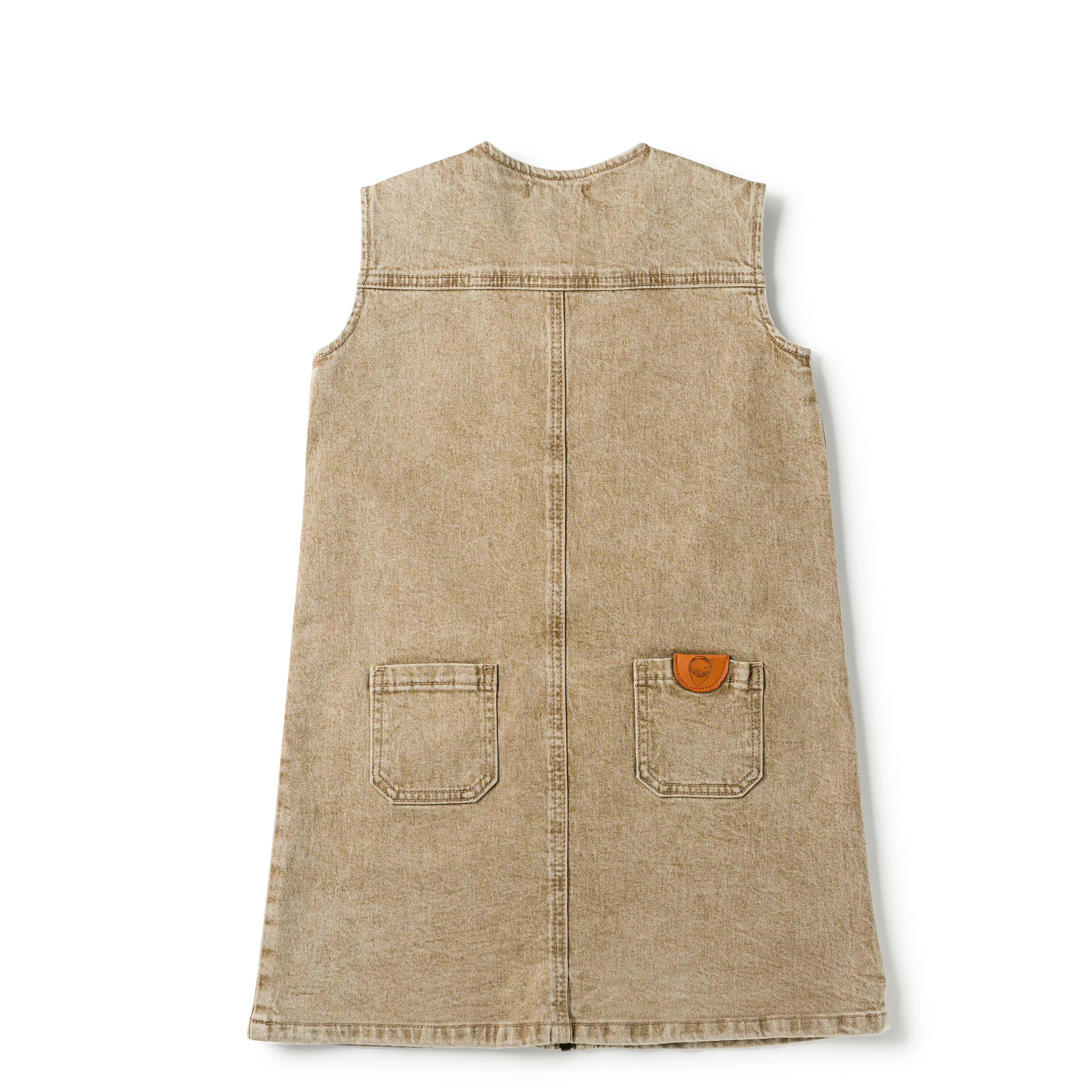 Birnham On The Sea Pocket Jumper - Desert Denim - Image 3