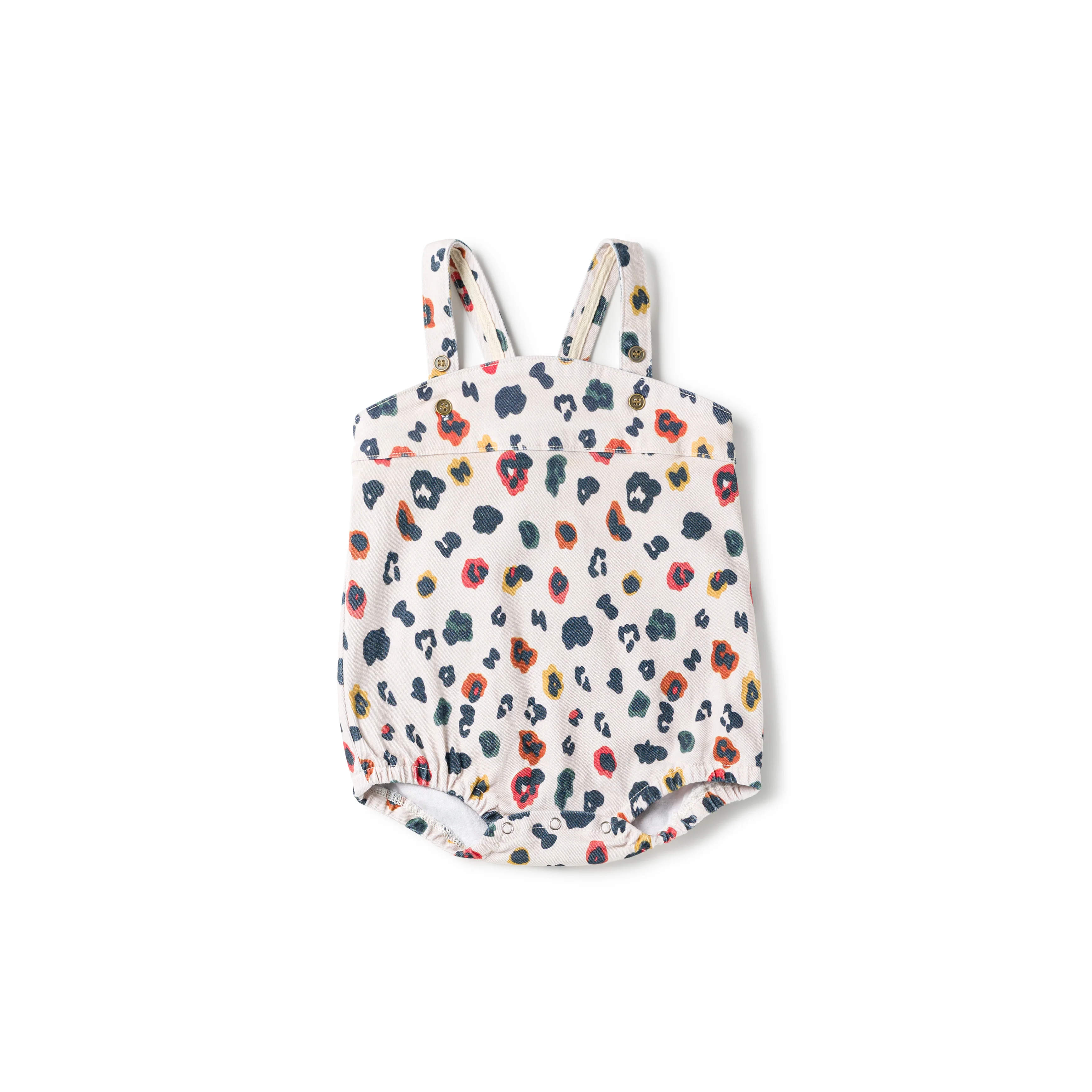 Birnham On The Sea Romper - Rainbow Leopard