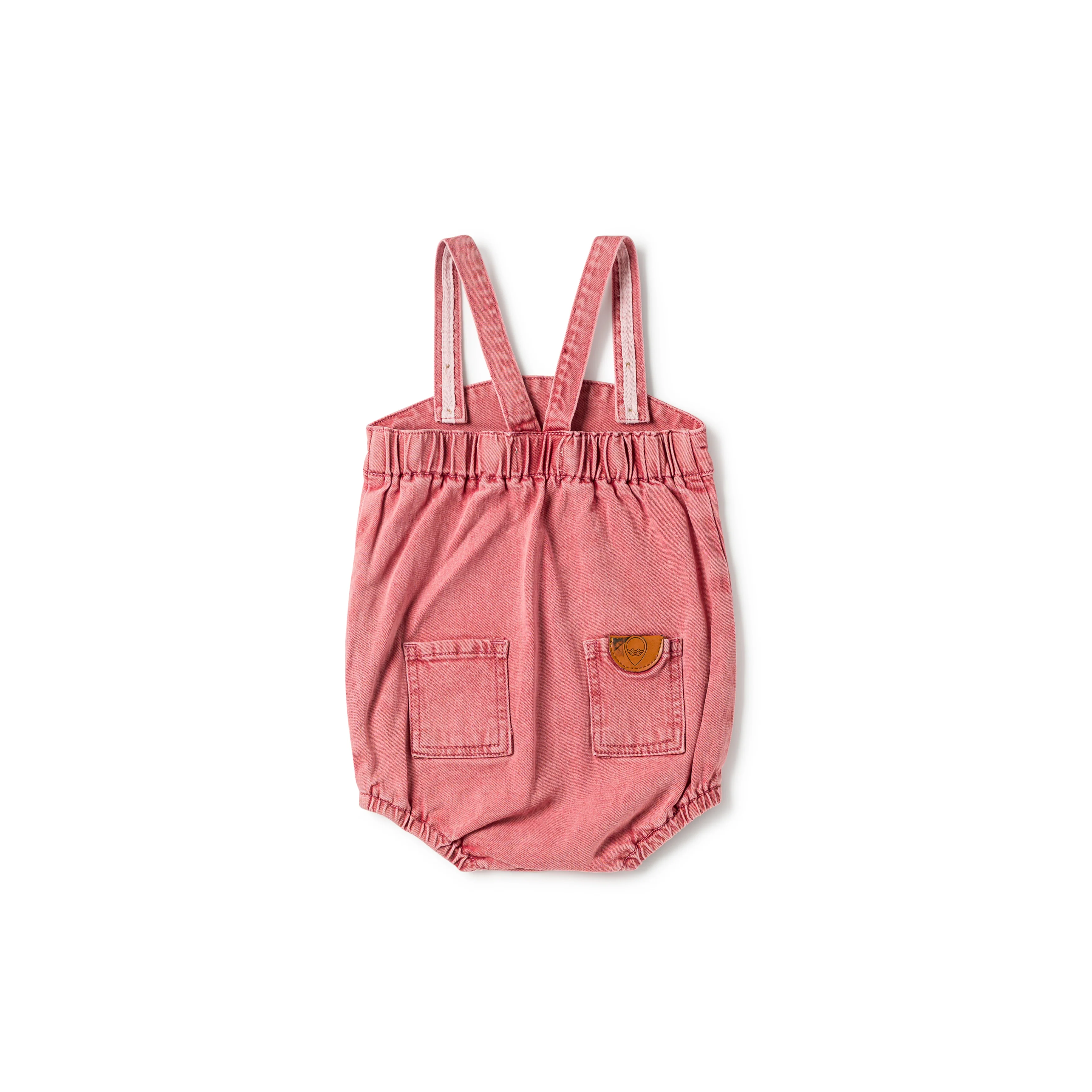Birnham On The Sea Romper - Red Denim - Image 2