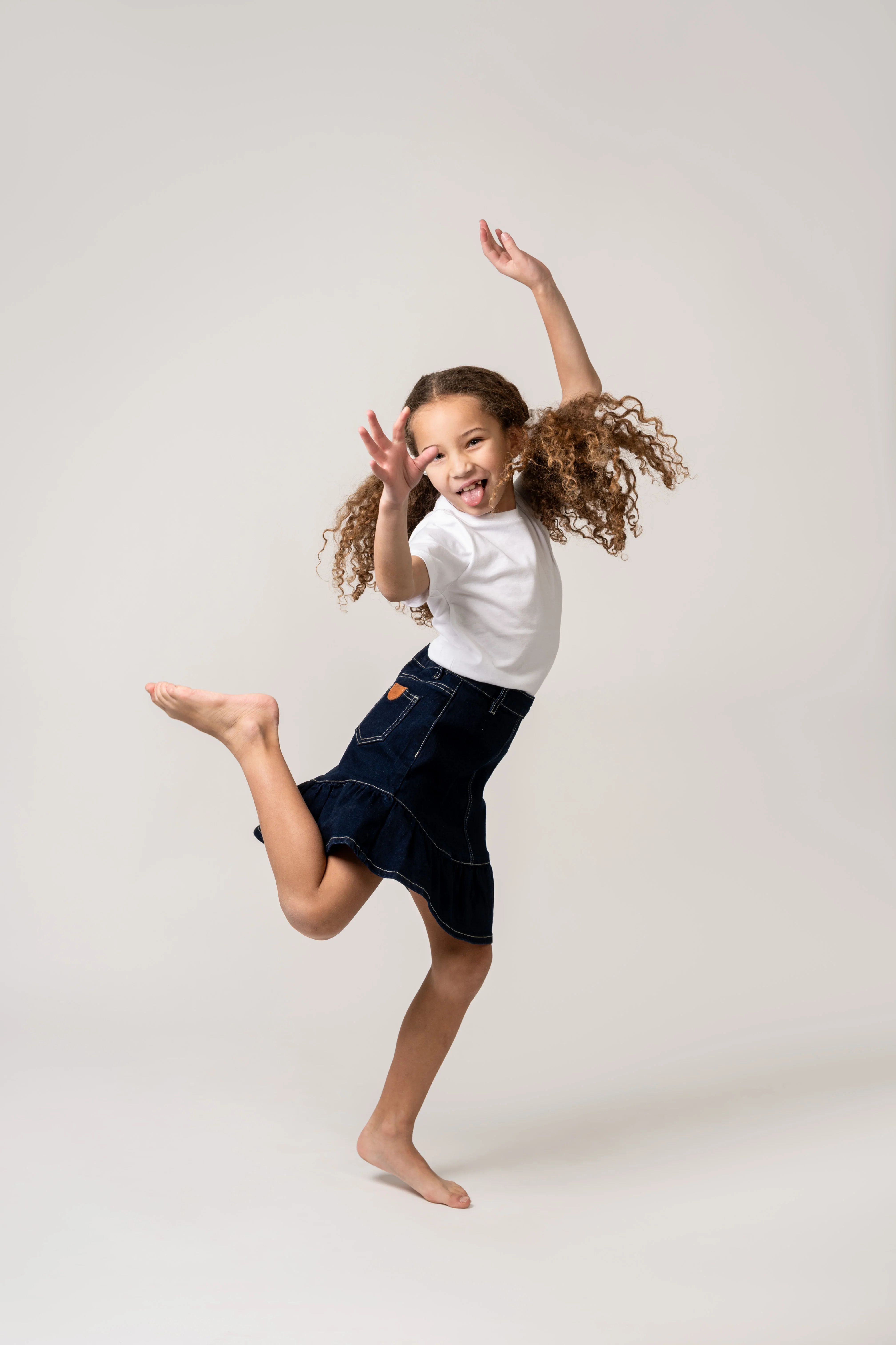 Birnham On The Sea Ruffle Skirt - Indigo - Image 4