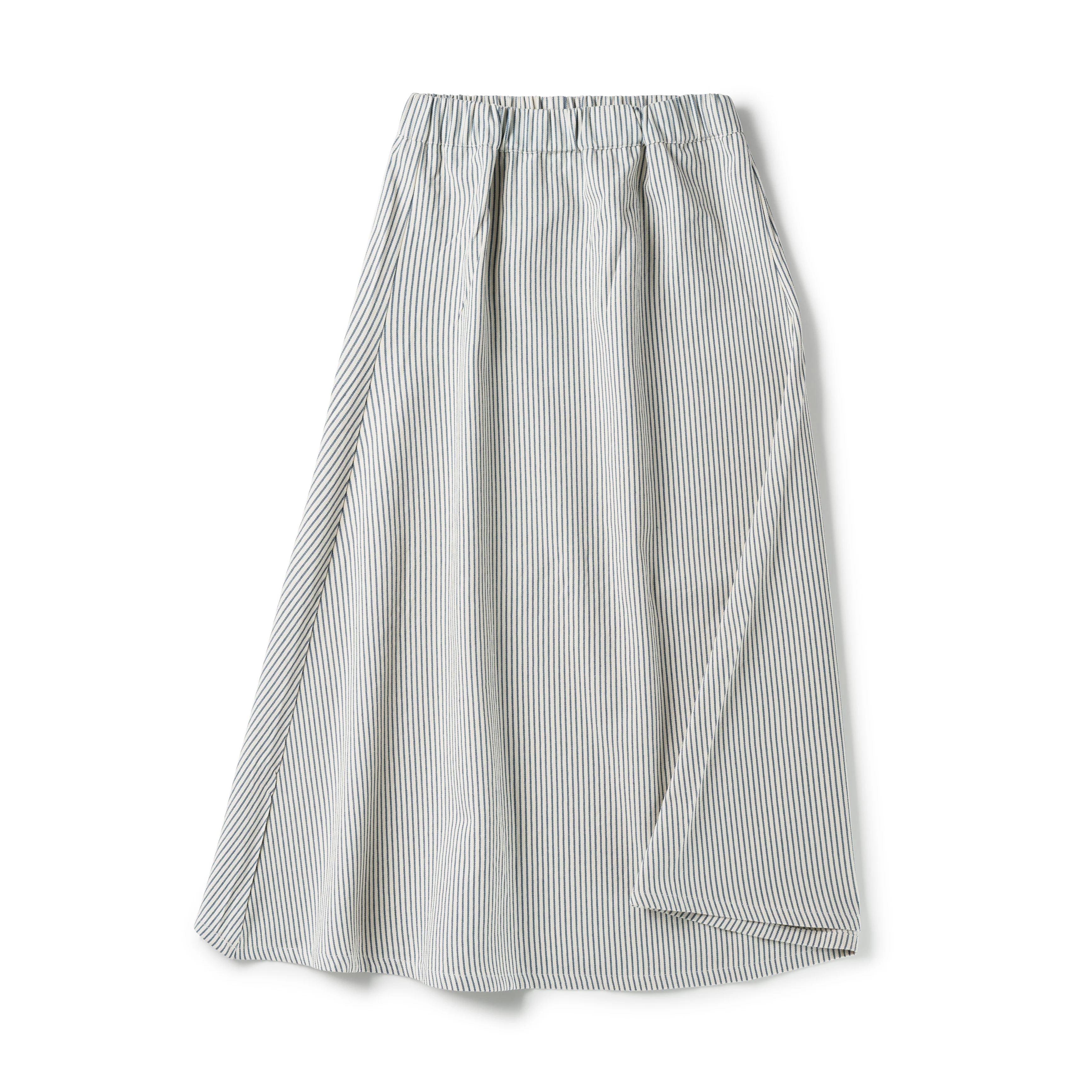 Birnham On The Sea Teen Skirt - Blue Stripe