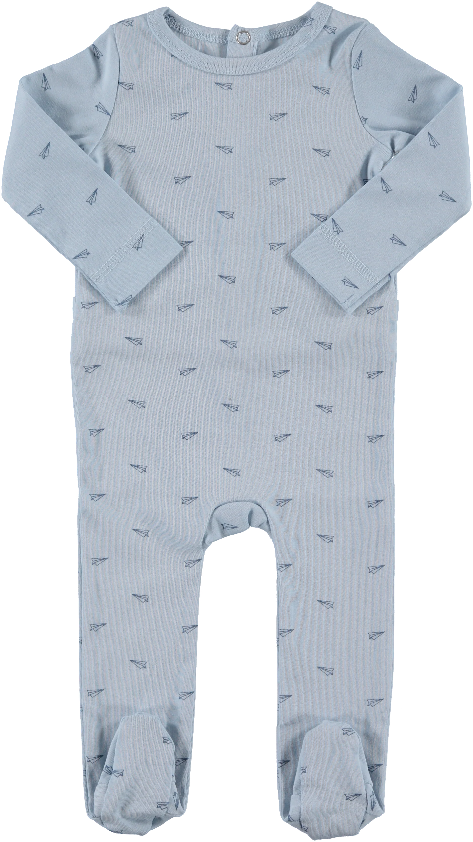 Bonjoy Paper Plane Stretchie - Baby Blue (RUNS SMALL)