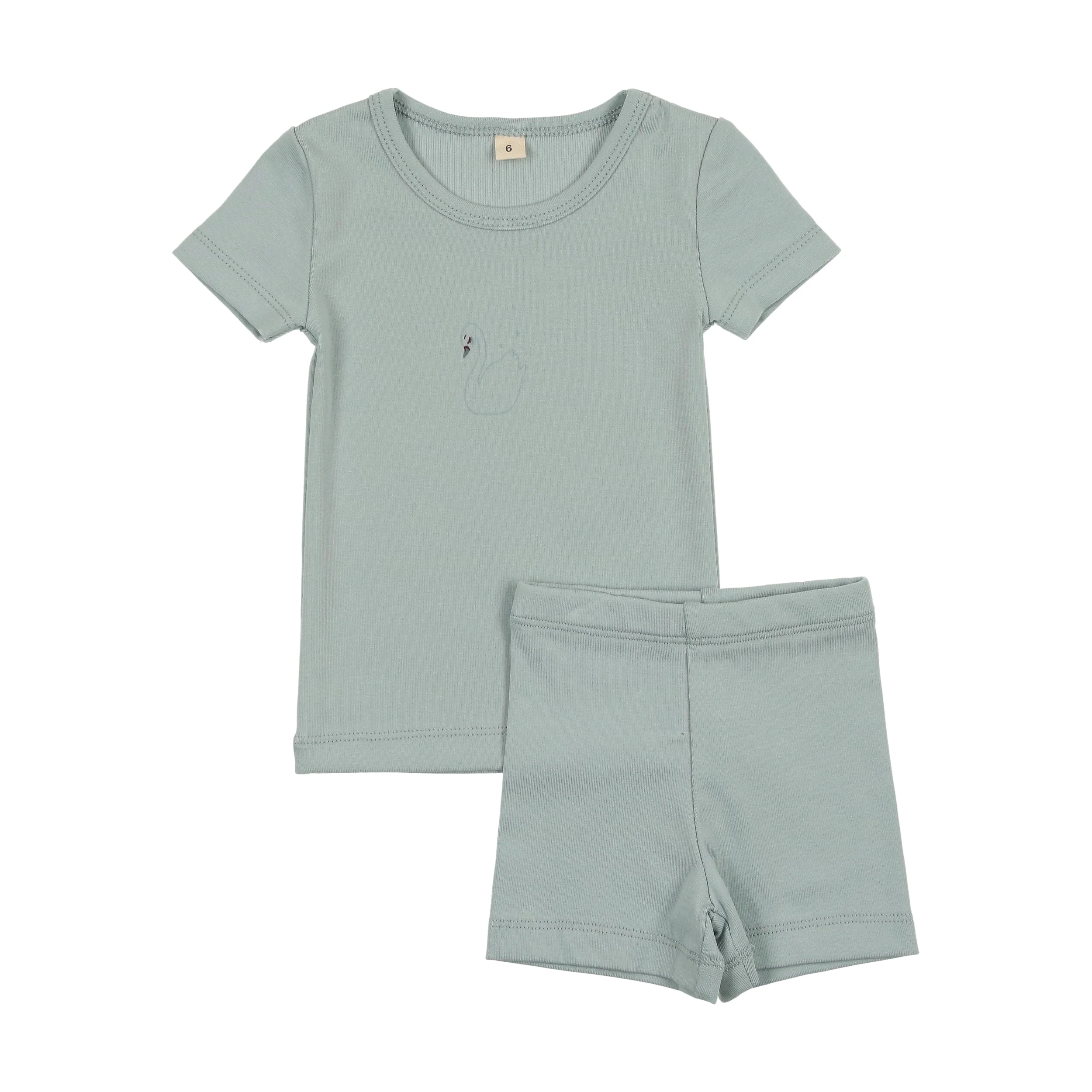 Bonjoy Printed Swan Set - Blue