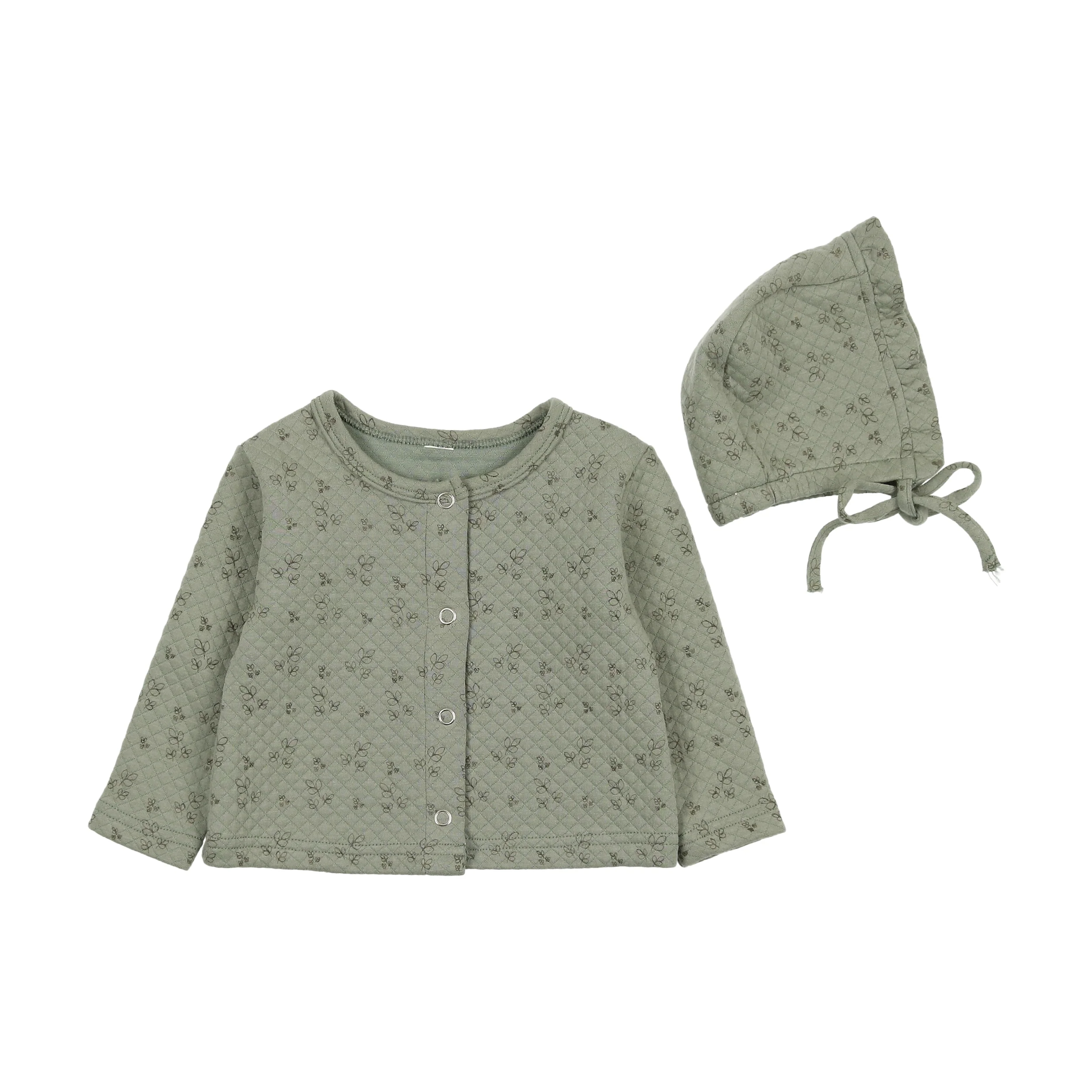Bonjoy Quilted Jacket & Bonnet - Green