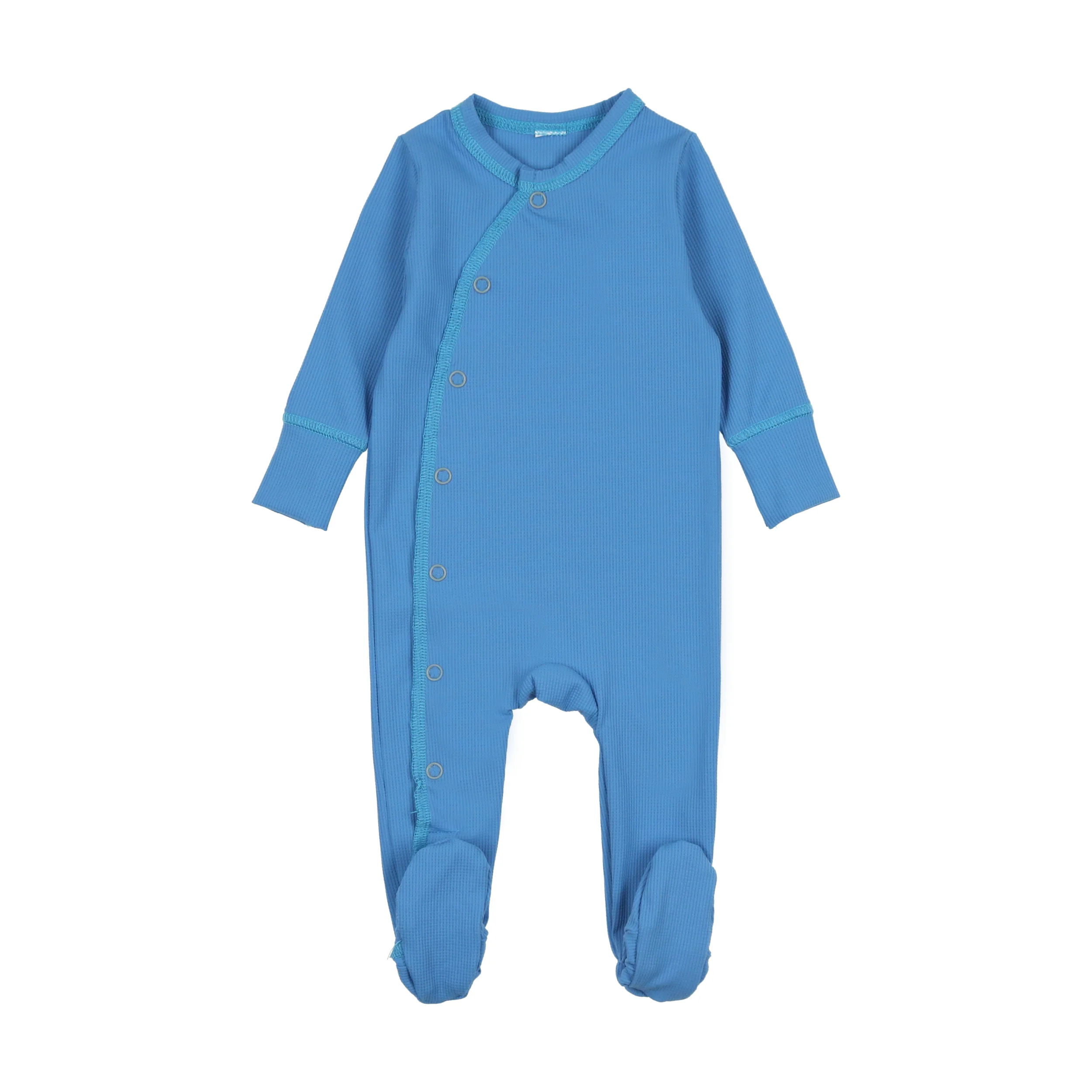 Bonjoy Waffle Footie - Royal Blue
