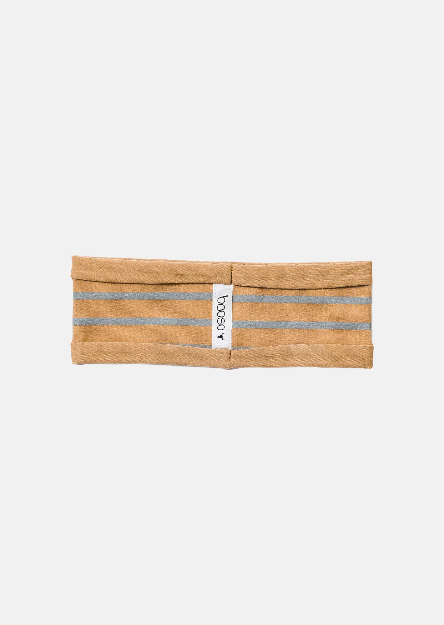 Booso  Sweatband - Mustard Striped