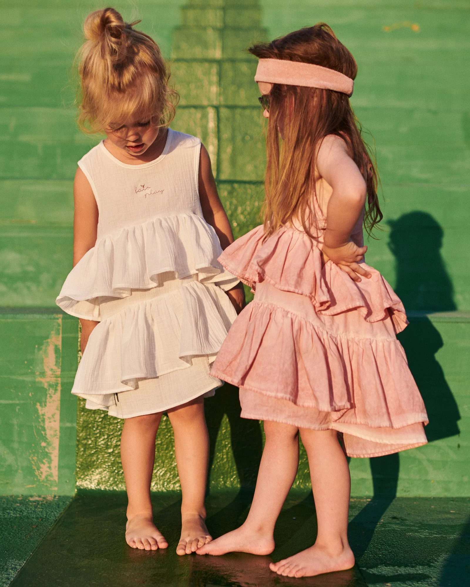 Booso White Tiered Dress - Image 2
