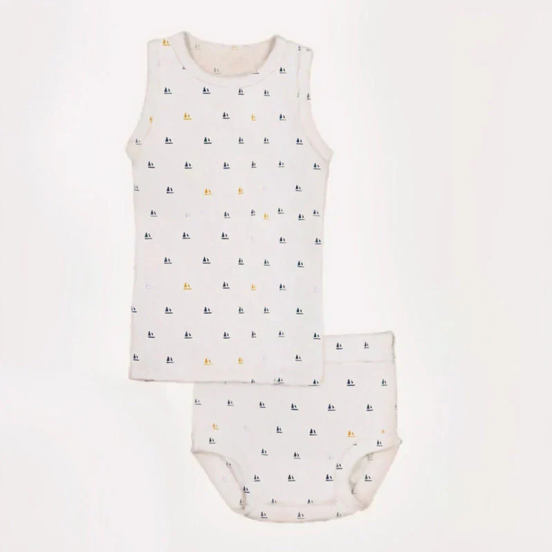 Bopop Boat Baby Set (Tank and Bloomers)