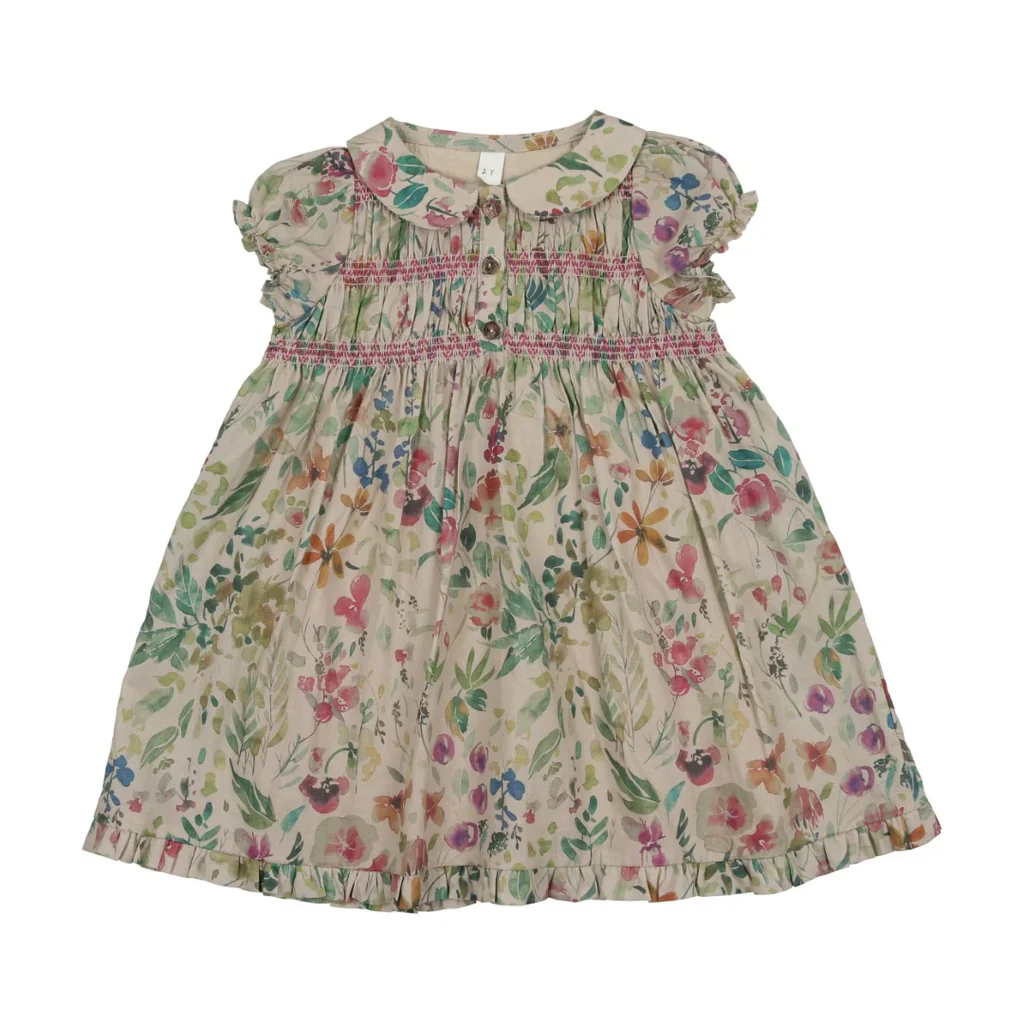 Bopop Floral Short Sleeve Dress - Image 2