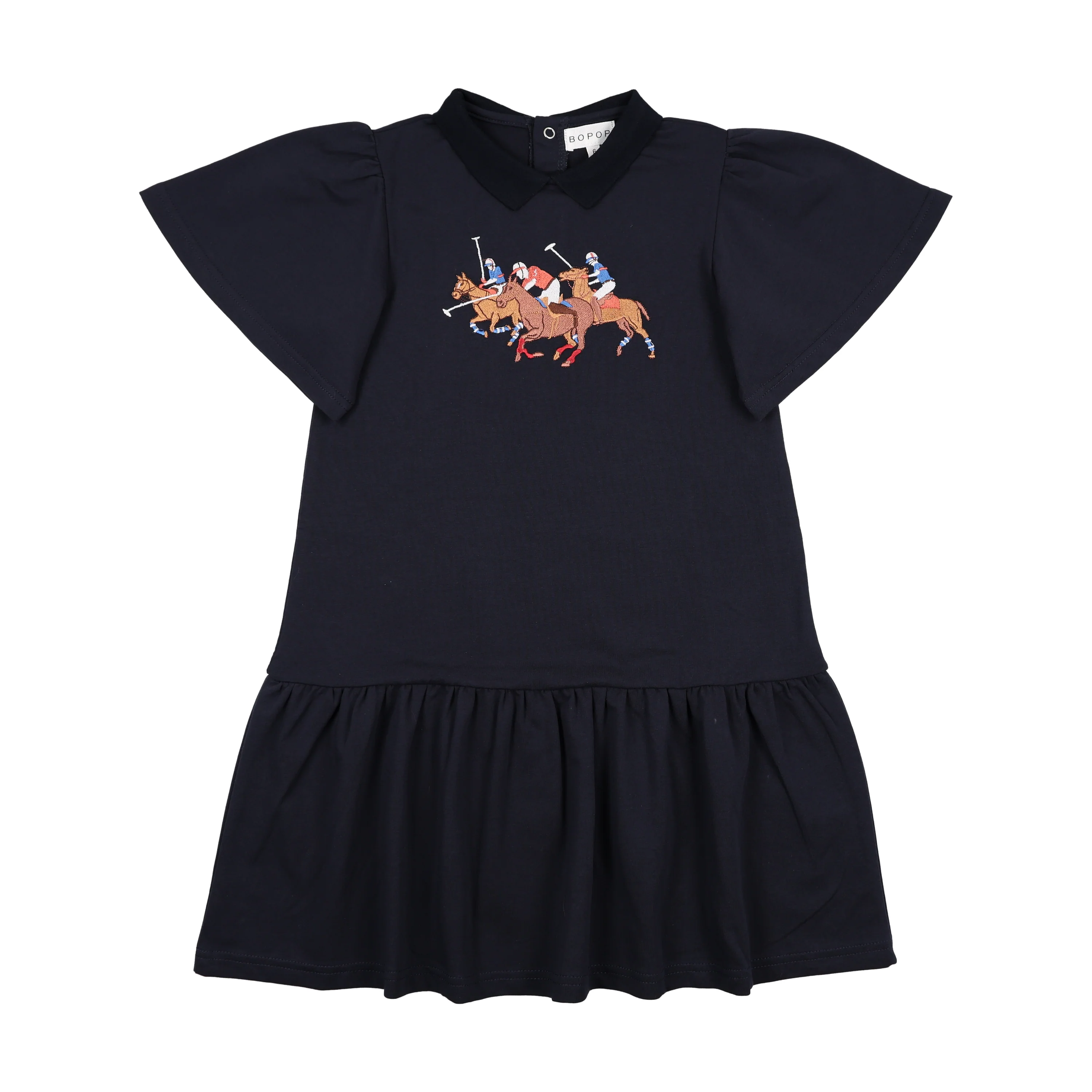 Bopop Navy Horse Dress
