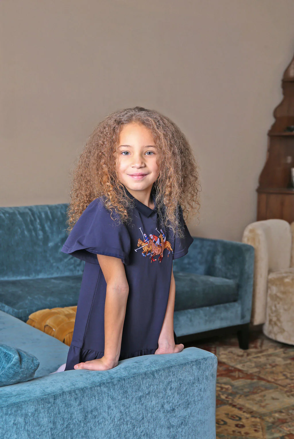 Bopop Navy Horse Dress - Image 2