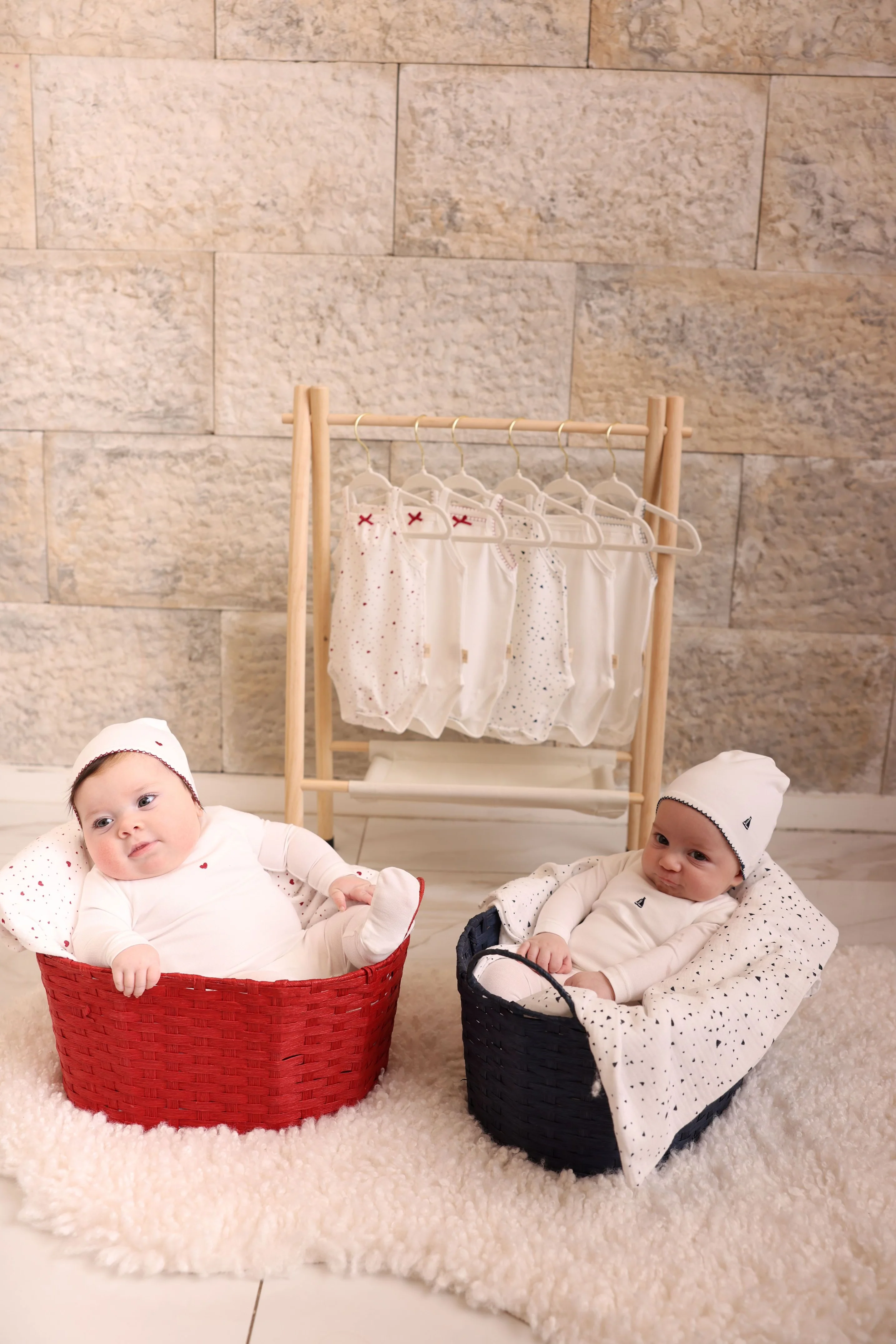 Bubani Heart Collection Layette Set - White - Image 3