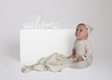 Cadeau Bear Embossed Footie & Beanie - Boys - Image 3