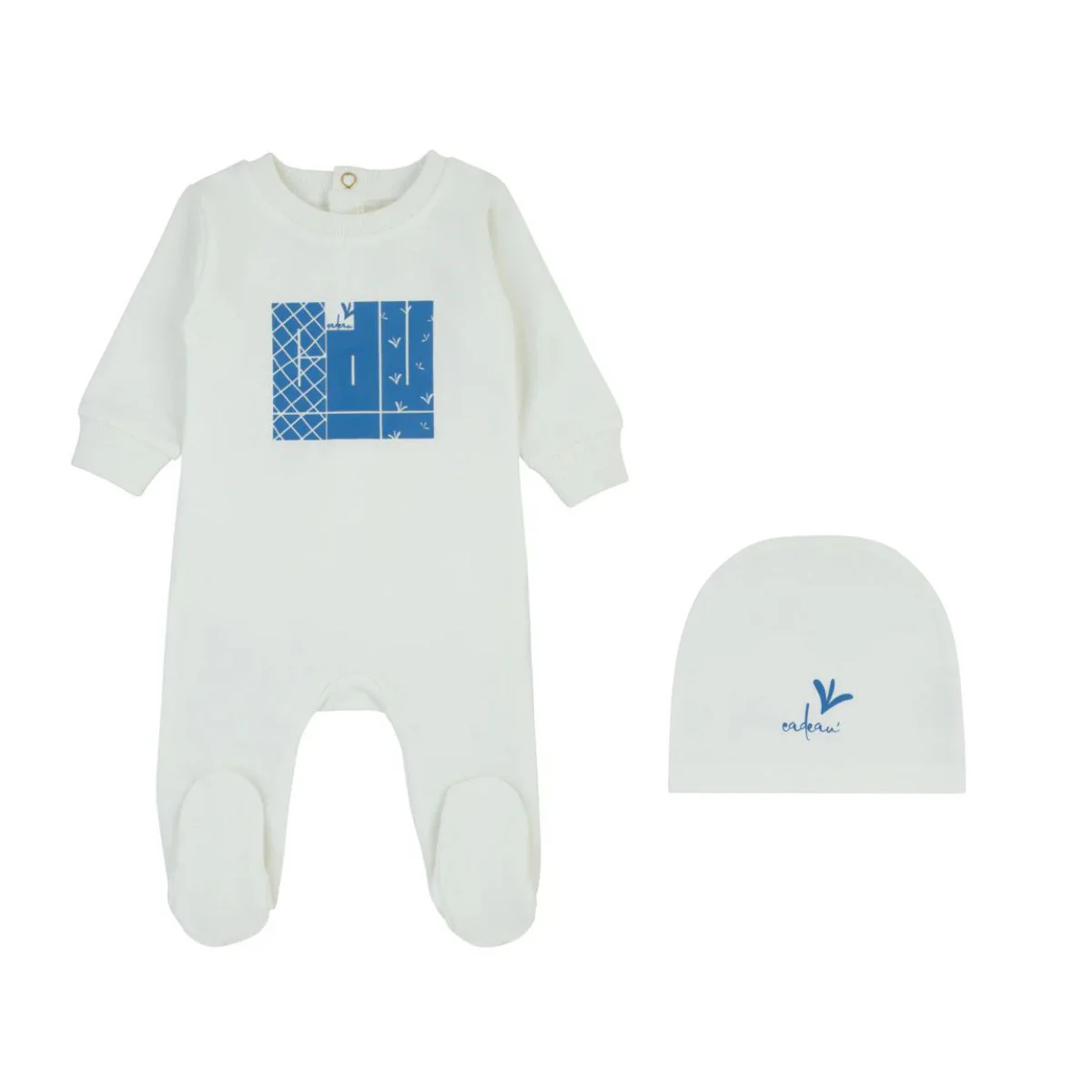 Cadeau CDU Silicon Footie & Hat - Blue Print