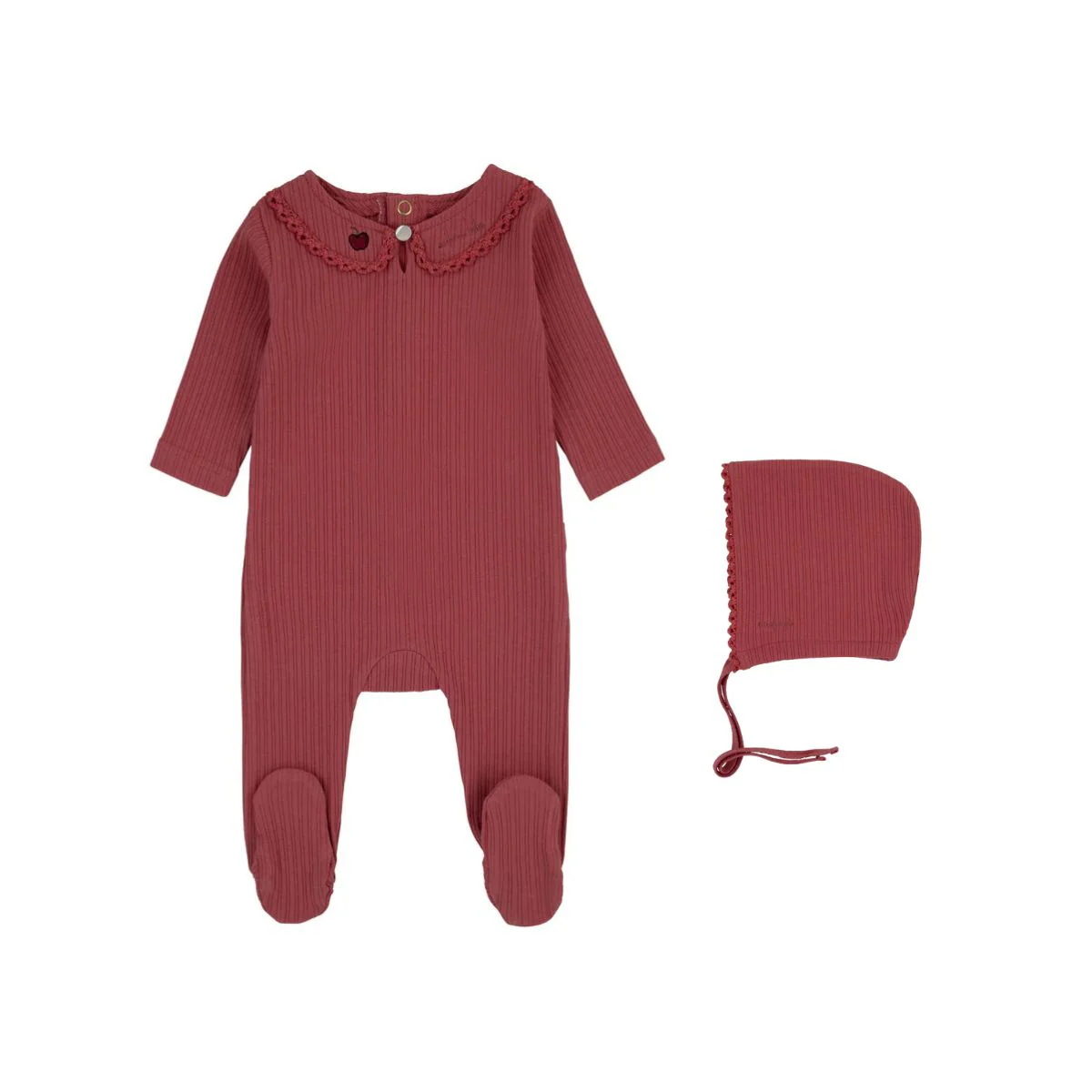 Cadeau Peter Pan Footie & Hat - Rasperry