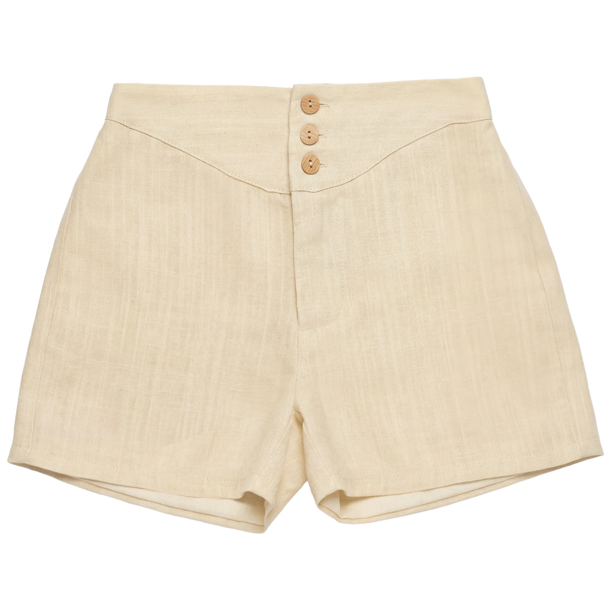Calla Lili Boys Bermudas With Buttons - Yellow
