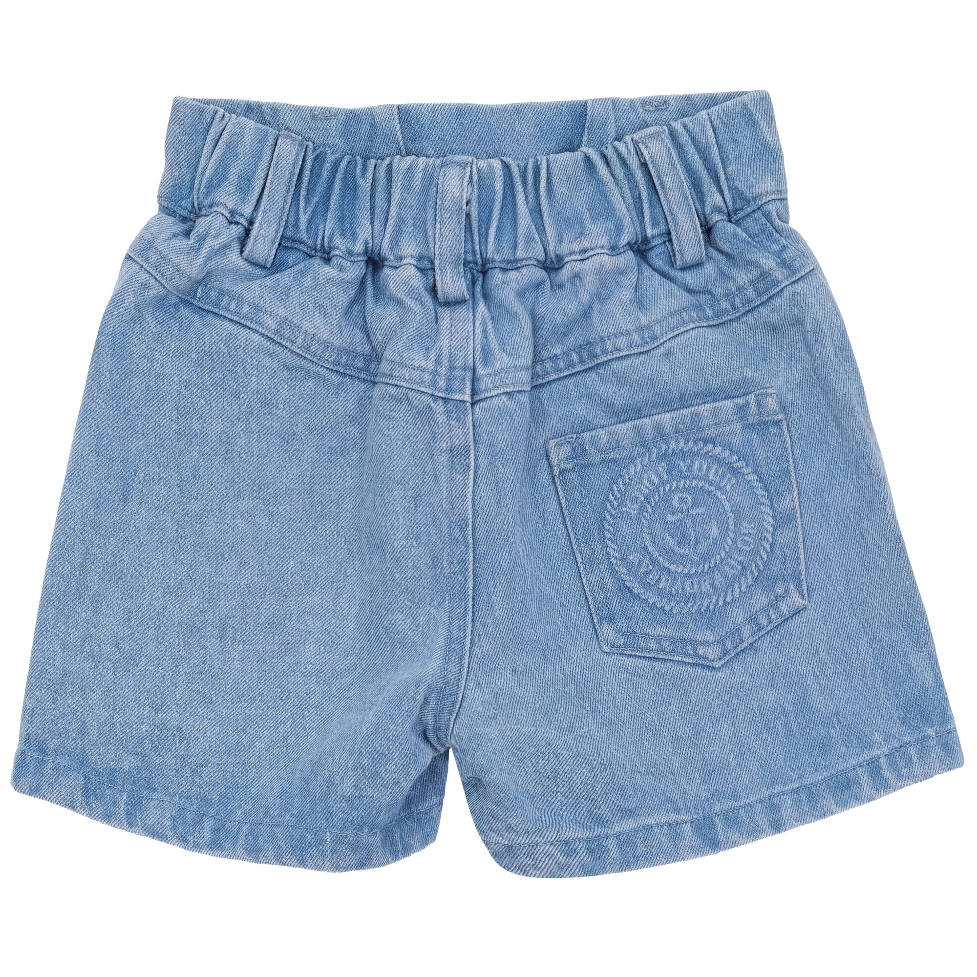 Calla Lili Boys Nautical Bermudas - Denim Blue - Image 2