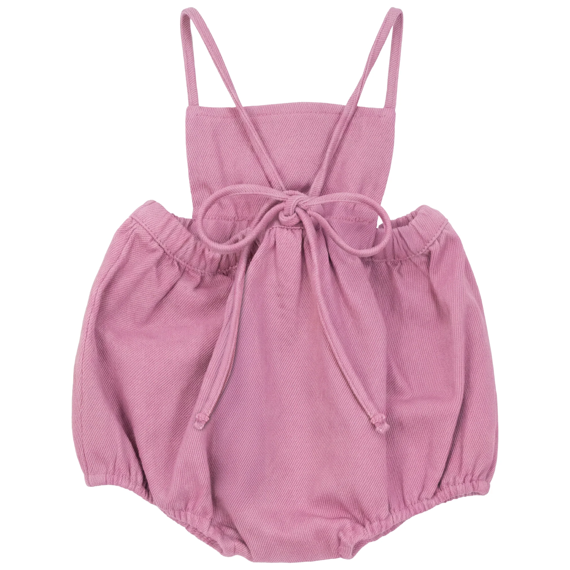 Calla Lili Girls Nautical Romper - Pink - Image 2